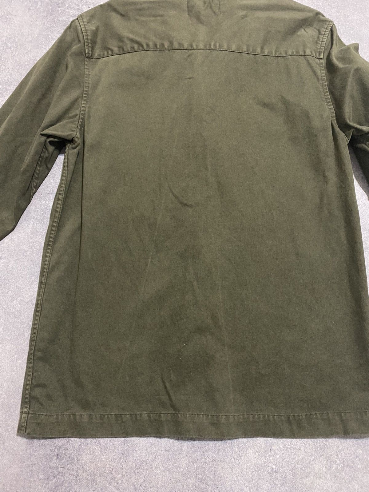 Folk Folk Olive Overshirt Flannel Shirt Size US L / EU 52-54 / 3 - 6 Thumbnail