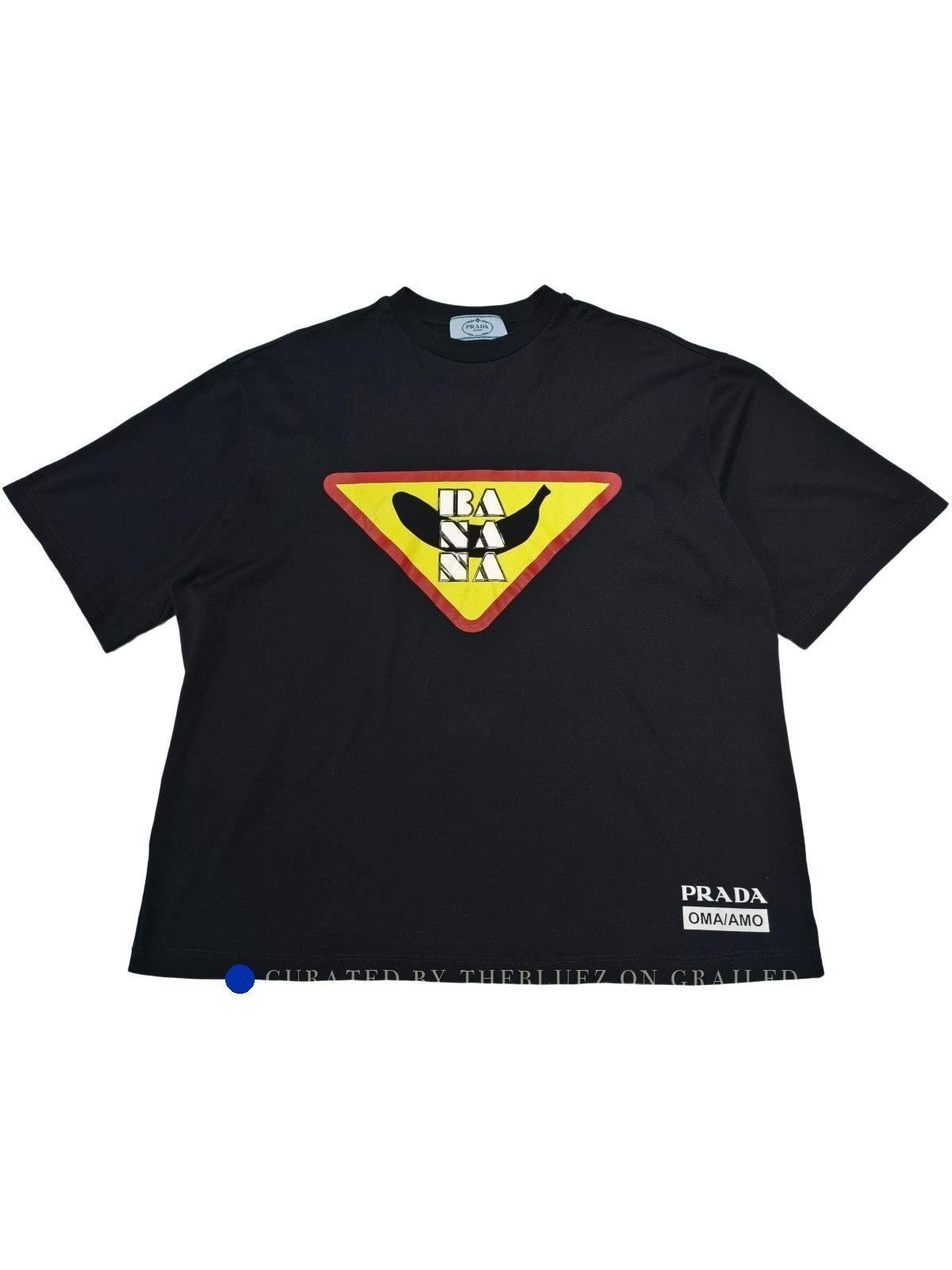 Prada Graphic Black Short Sleeve T-Shirt in XS Size US XS / EU 42 / 0 - 1 Thumbnail