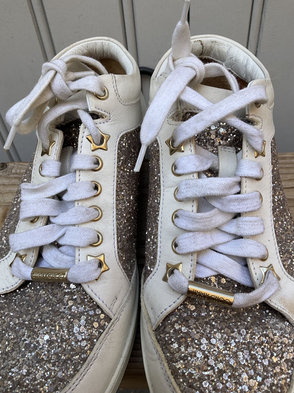 Jimmy Choo Jimmy Choo sneaker Size US 7 / IT 37 - 4 Thumbnail