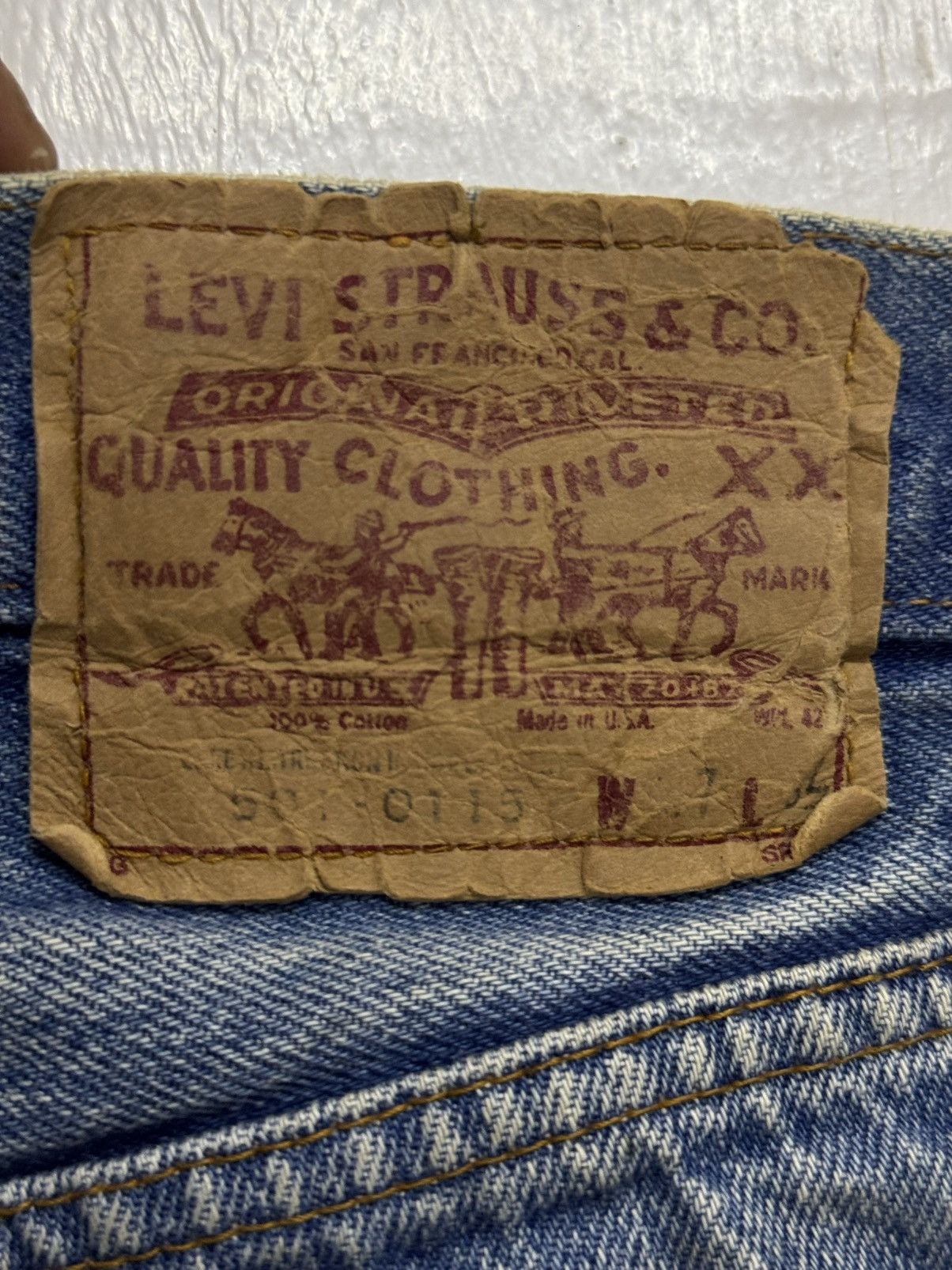 Levi's × Vintage Vintage Levis 501 Distress Denim Size 28" / US 6 / IT 42 - 7 Thumbnail