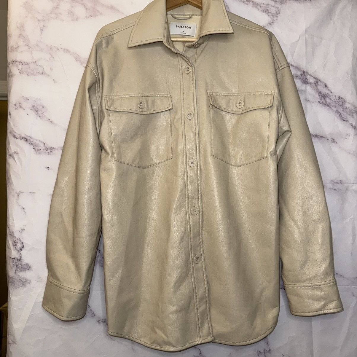 Aritzia Aritzia Babaton Vegan Leather Jacket Size M / US 6-8 / IT 42-44 - 1 Thumbnail