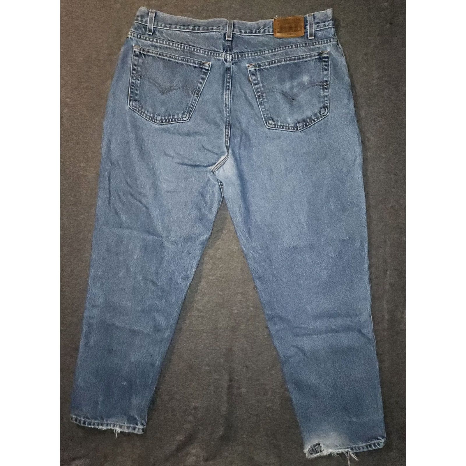 Levi's VINTAGE Levi's 545 Jeans Men 40x30 Tapered Loose High Rise Blue Gold Tab 90s Cowboy Distressed N/A Size US 40 / EU 56 - 7 Thumbnail