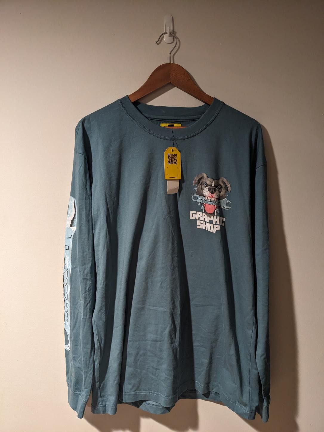 Market × Urban Outfitters MARKET Junkyard Dog Urban Outfitters Long Sleeve T-Shirt Size US L / EU 52-54 / 3 - 4 Thumbnail