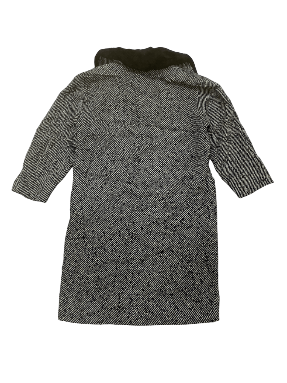 Dior × Hedi Slimane AW07 DIOR WOOL HERRINGBONE TWEED COAT FUR COLLAR Size M / US 6-8 / IT 42-44 - 7 Thumbnail