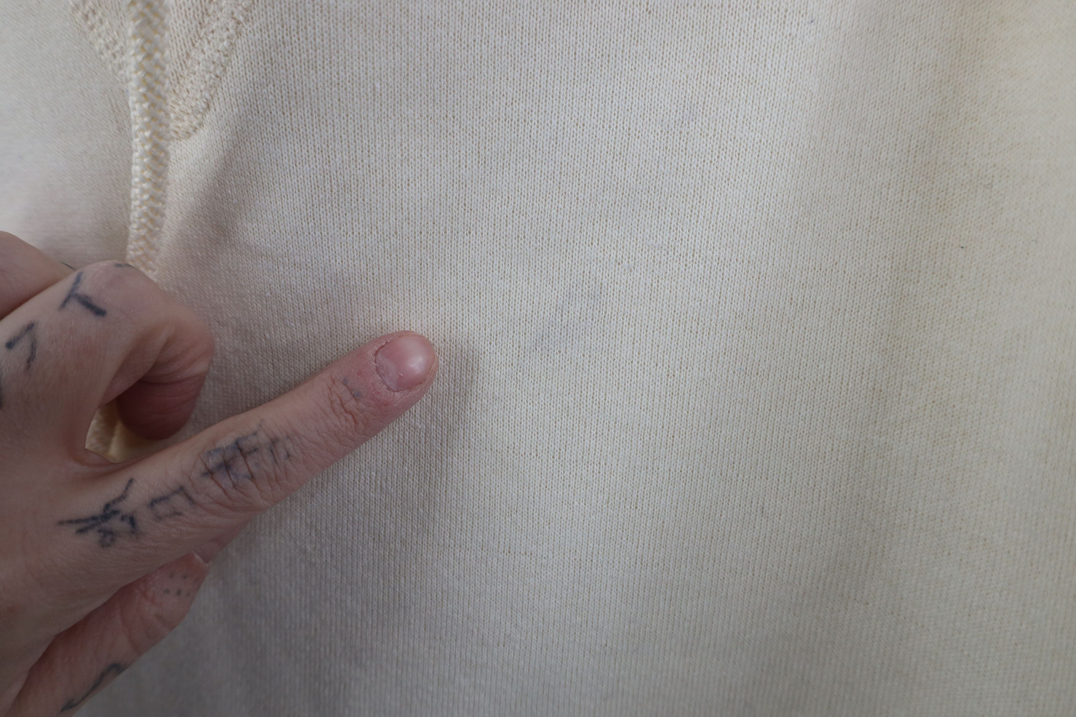 Russell Athletic Vintage 90s Y2K Russell Athletic Hoodie Sweatshirt Cream Size US M / EU 48-50 / 2 - 5 Thumbnail