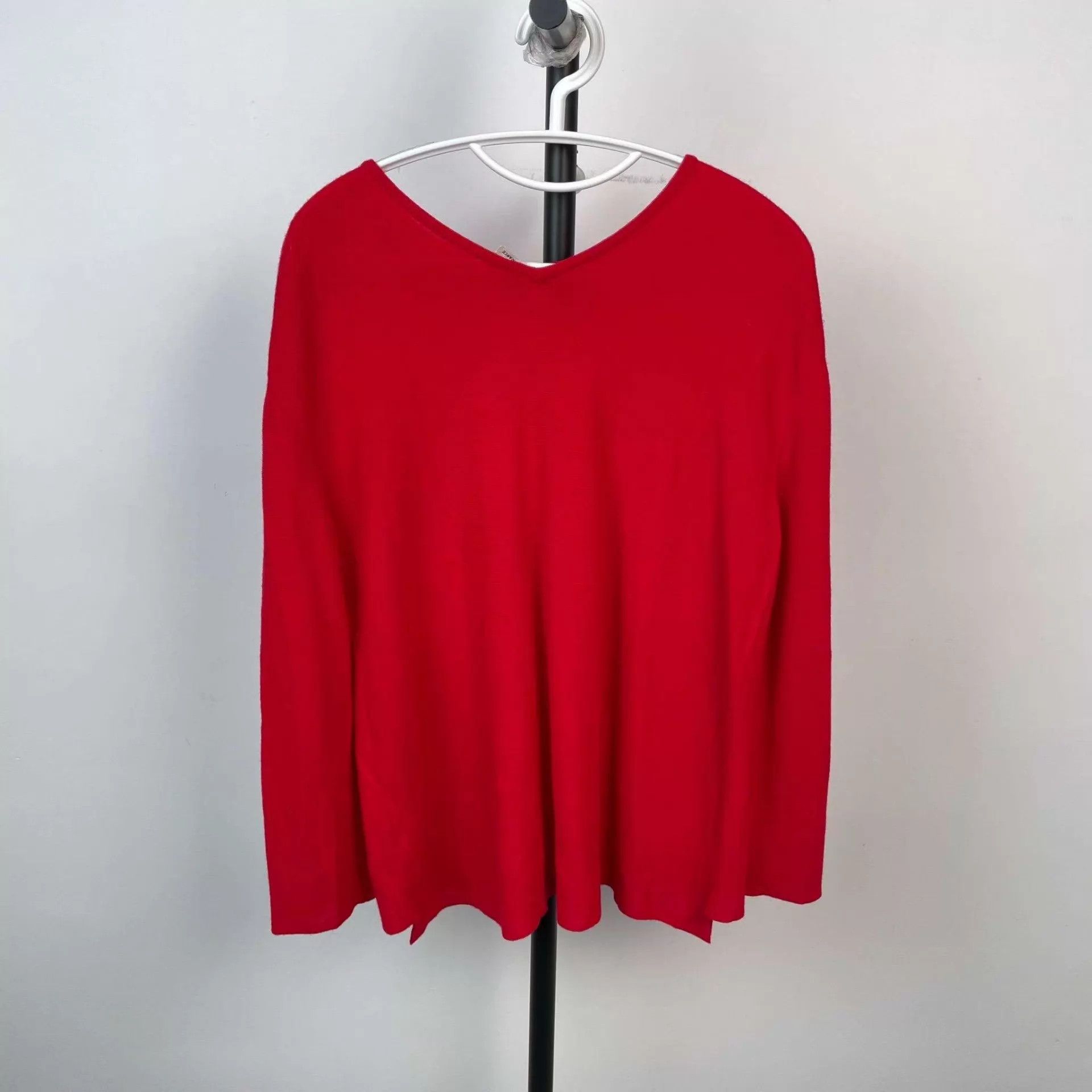 Hermes Hermes Red Long-Sleeve Size 34 Size XS / US 0-2 / IT 36-38 - 2 Thumbnail