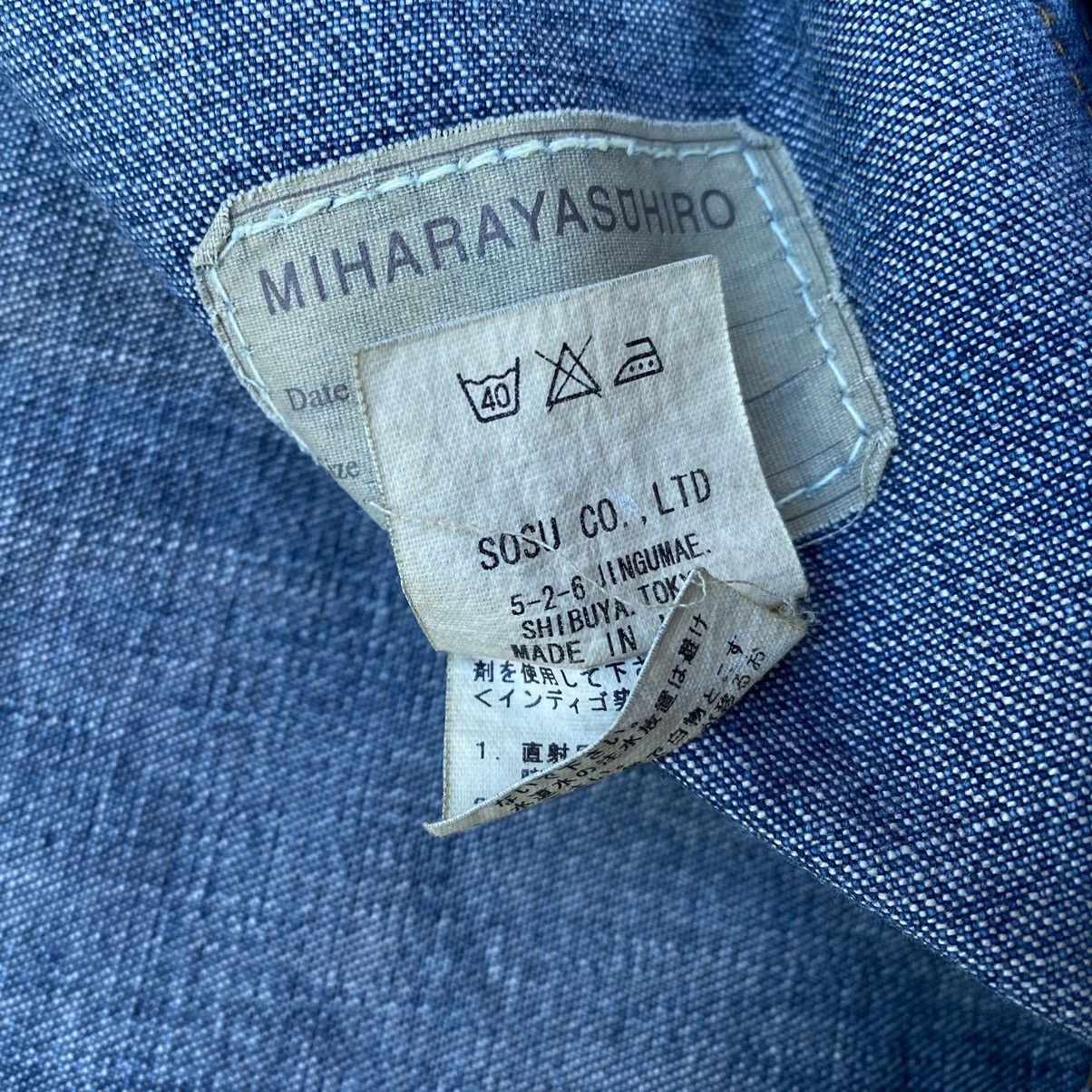 Maison MIHARA YASUHIRO Miharyasuhiro Leather Patchwork Denim Size US 34 / EU 50 - 9 Thumbnail
