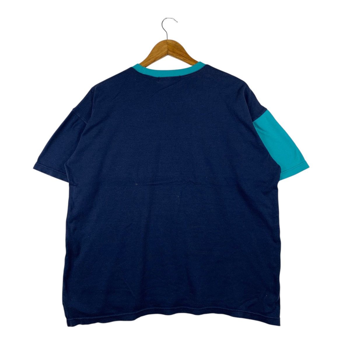 Valentino × Vintage Vintage SILVIO VALENTINO Italy Italian Designer Big T-Shirt Size US L / EU 52-54 / 3 - 2 Thumbnail