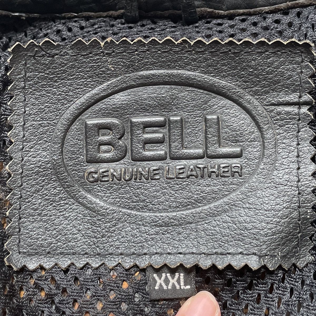 Vintage Vintage Racing Brand Bell Motorcycle Leather Jacket 1990s Size US XXL / EU 58 / 5 - 9 Thumbnail
