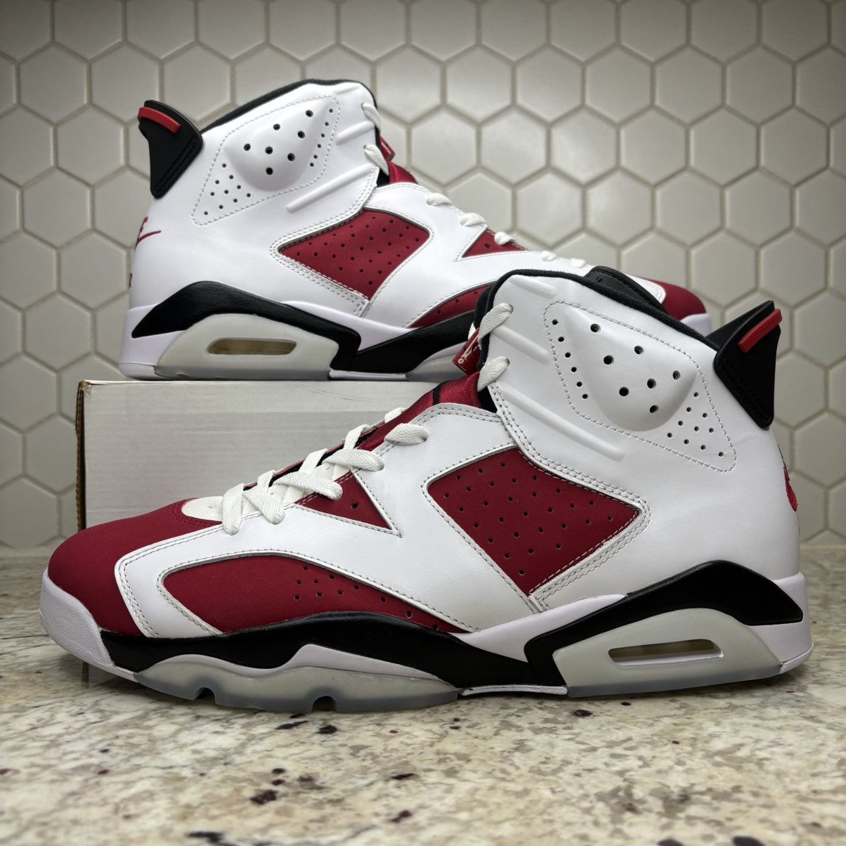 Jordan Brand Size 14 - Jordan 6 Retro OG Carmine 2021 CLEAN W/Box Size US 14 / EU 47 - 1 Thumbnail