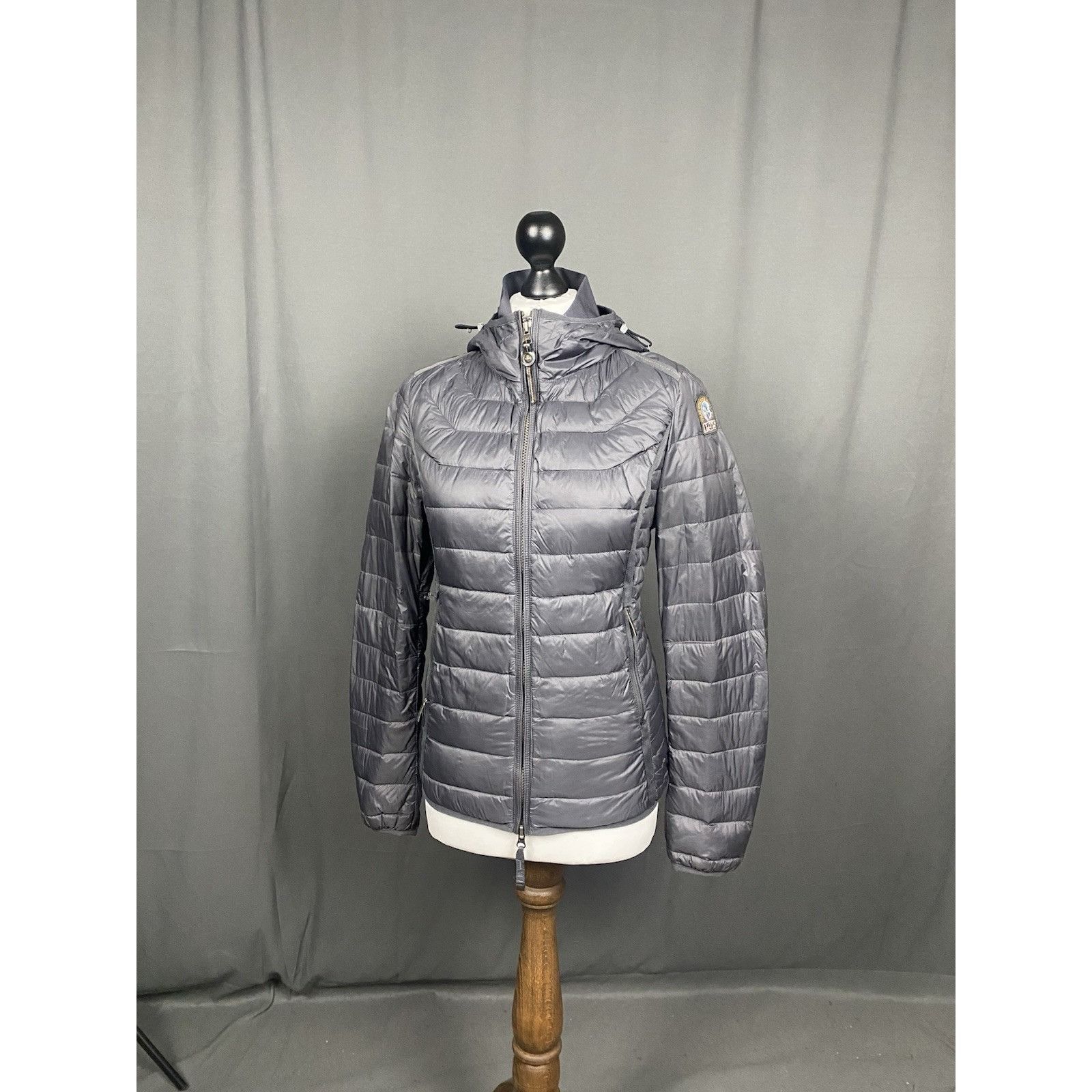 Parajumpers Parajumpers Graphite Gray Lightweight Down Insulated Puffer Size S / US 4 / IT 40 - 2 Thumbnail