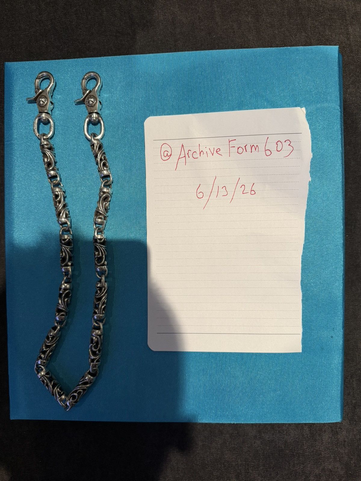 Chrome Hearts Chrome Hearts Roller Wallet Chain 12 Link (RARE) Size ONE SIZE - 13 Thumbnail