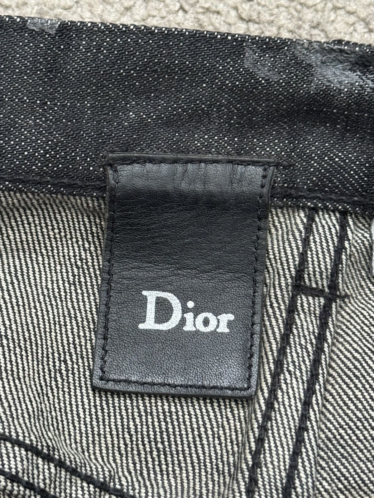 Dior AW08 Dior Homme “Luster” Black Waxed Size US 30 / EU 46 - 6 Thumbnail