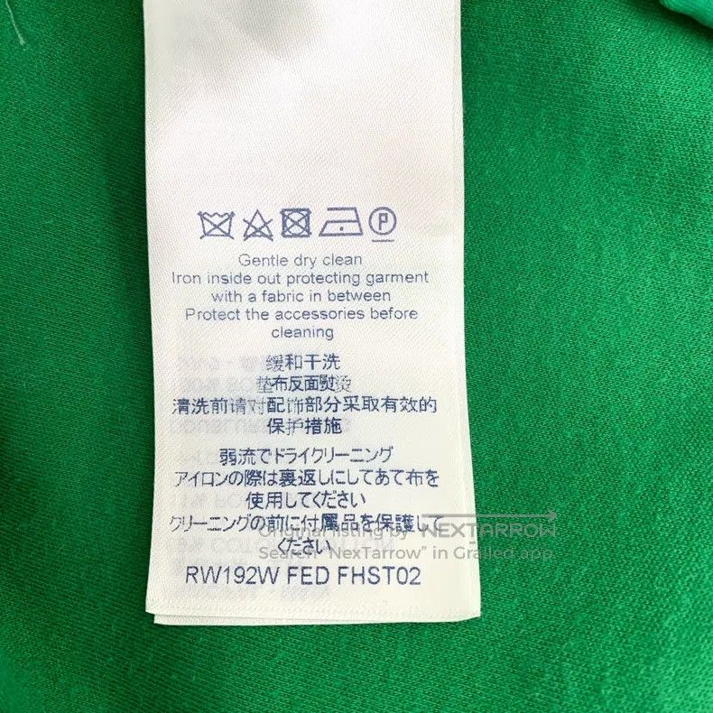 Louis Vuitton Louis Vuitton Green logo seal cotton hooded drawstring zip Size US XS / EU 42 / 0 - 6 Thumbnail