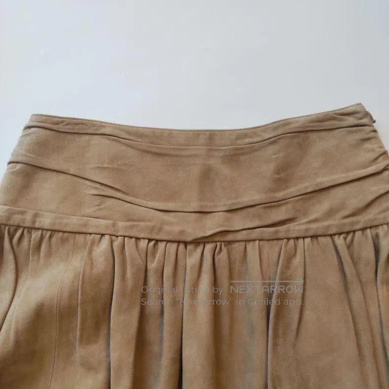 Hermes Hermes Cashmere Leather Skirt Size 25" / US 0 / IT 36 - 2 Thumbnail
