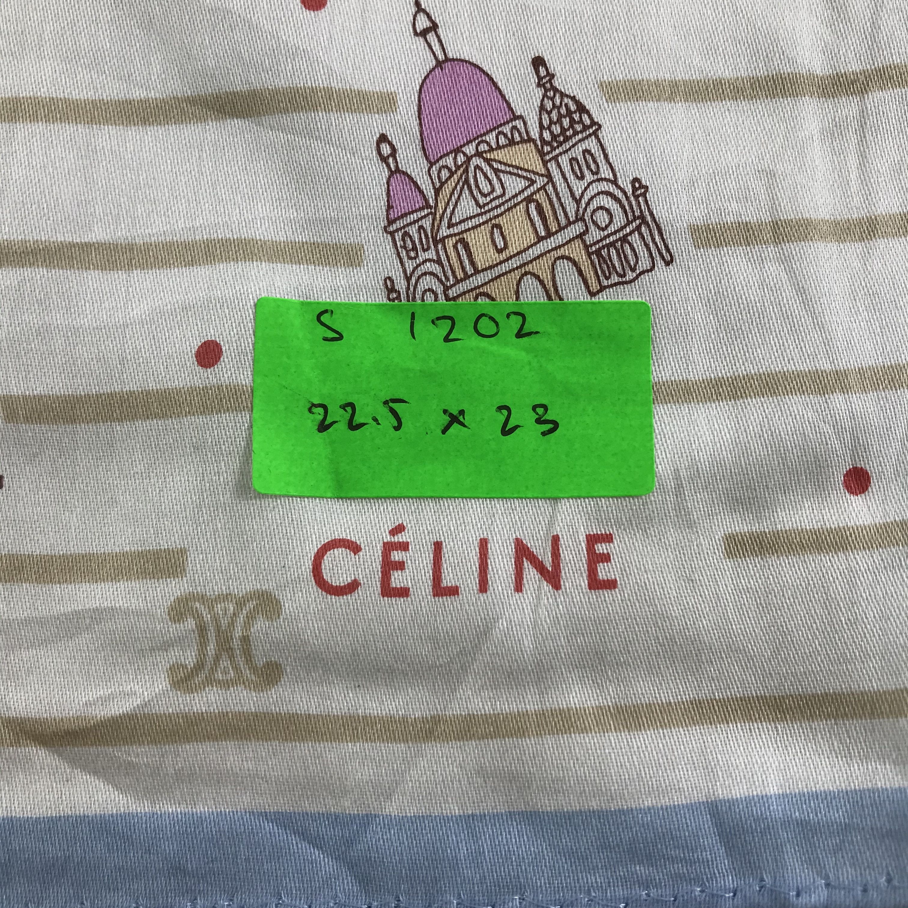 Celine × Vintage Celine Bandana / Handkerchief / Neckerchief - S1202 Size ONE SIZE - 5 Thumbnail