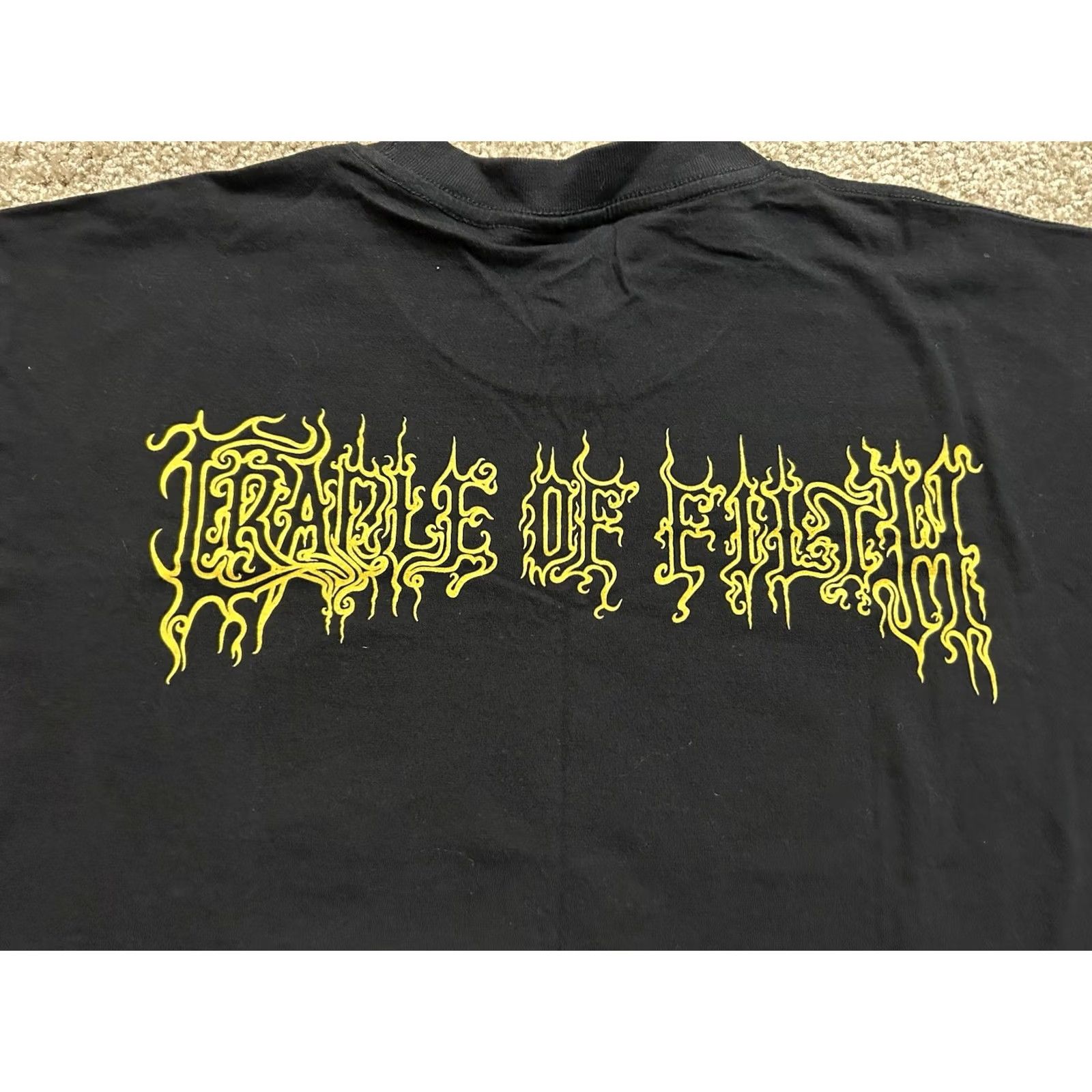 Doublet NWOT Cradle Of Filth Thornography Men’s L Black Double-Sided T-Shirt NWOT Brand The Roxx 90s Band Mens Shirt Double-Sided Size US L / EU 52-54 / 3 - 4 Thumbnail