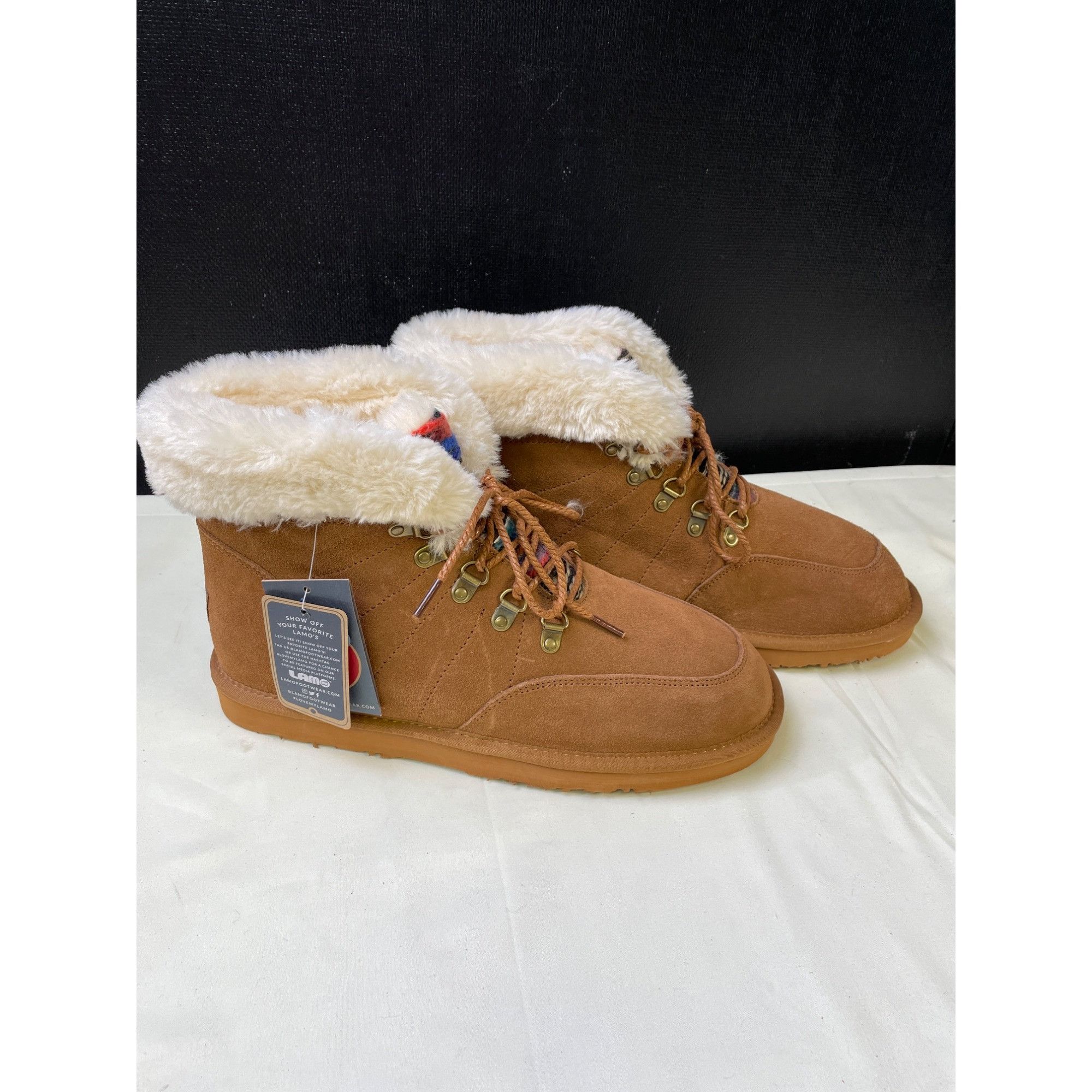 Other Lams Women's Tan Suede Water Stain Resistant Boots shoes Siz Size US 11 / IT 41 - 2 Thumbnail