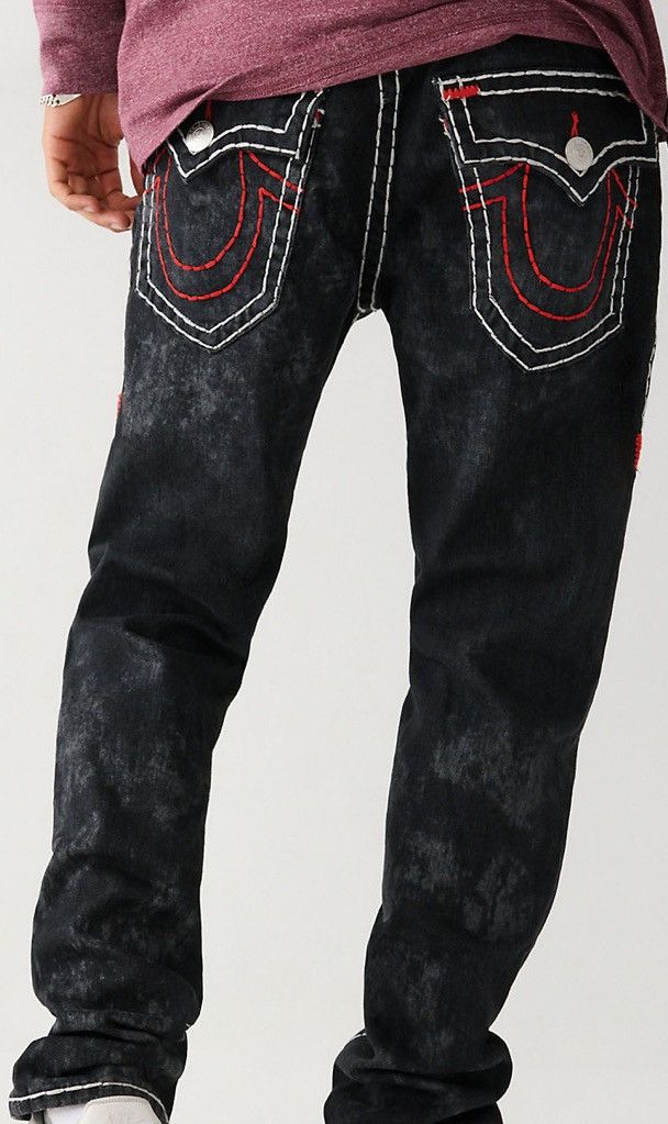 True Religion Black true religion pants with a scorpius black wash on it Size US 36 / EU 52 - 4 Thumbnail