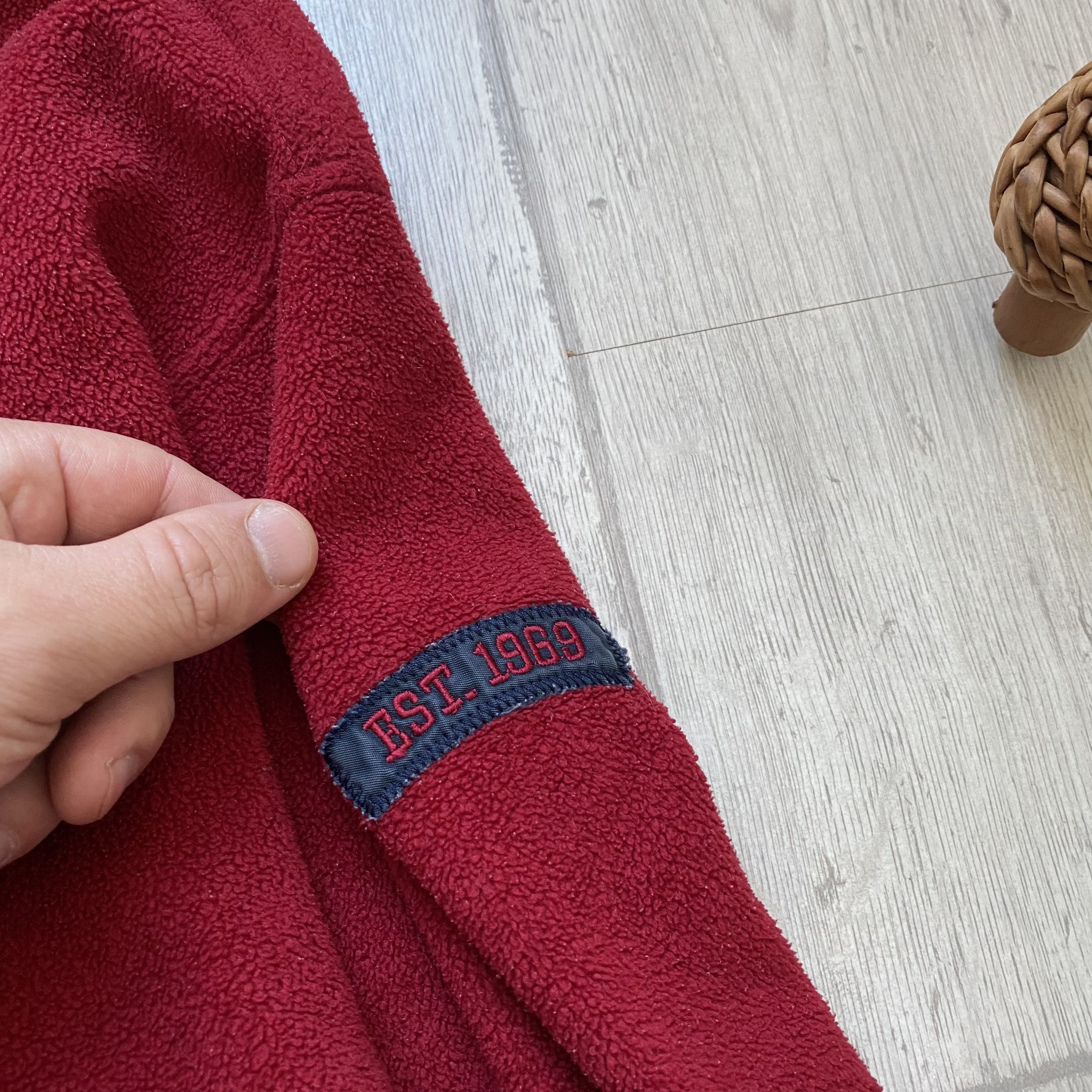 Gap 🔥 90s Vintage Gap Fleece Hoodie Embrodery Big Logo Size US S / EU 44-46 / 1 - 4 Thumbnail