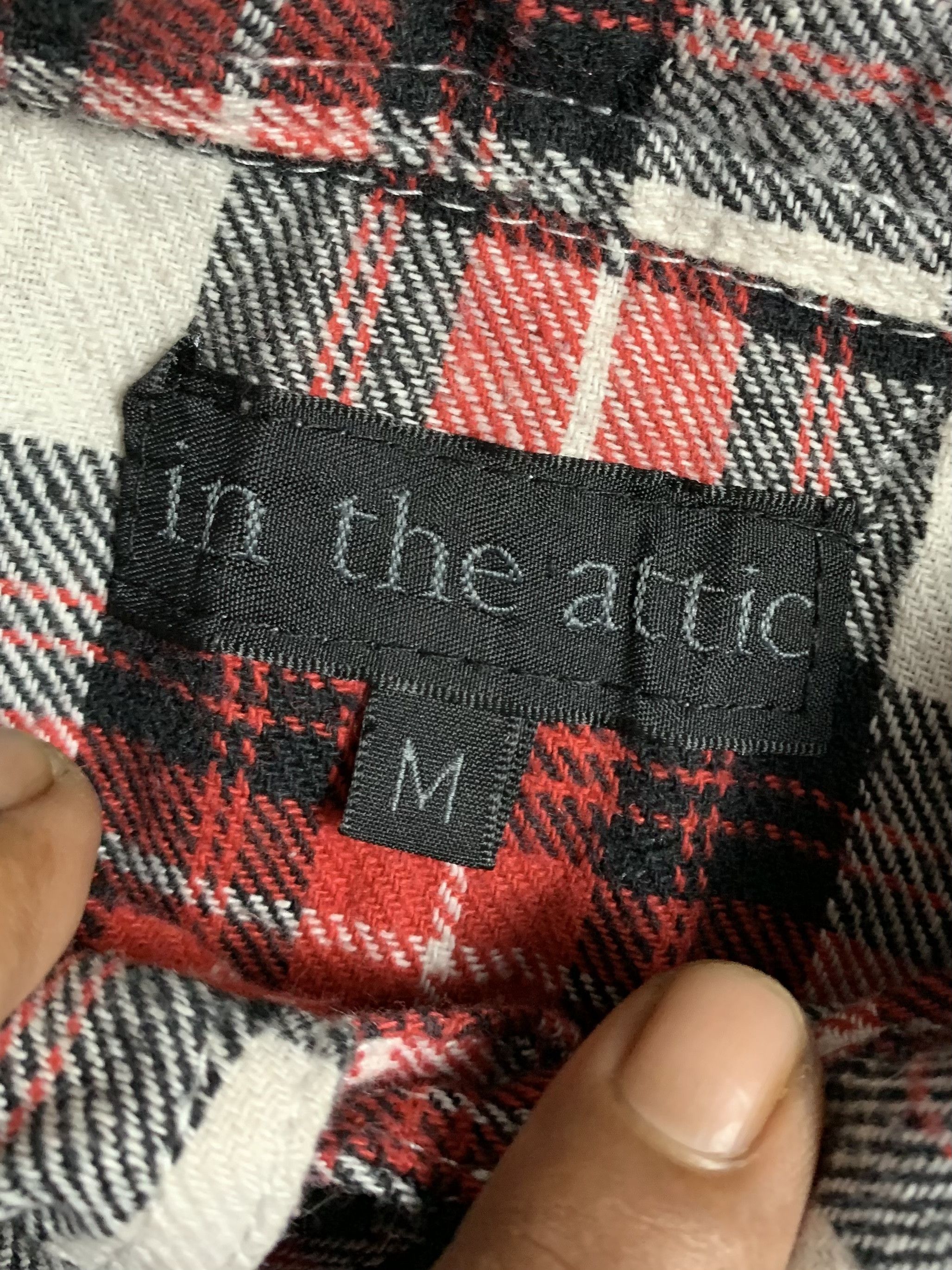 In The Attic In The Attic Japanese Brand button Long Shirt Flanell Size US M / EU 48-50 / 2 - 3 Thumbnail