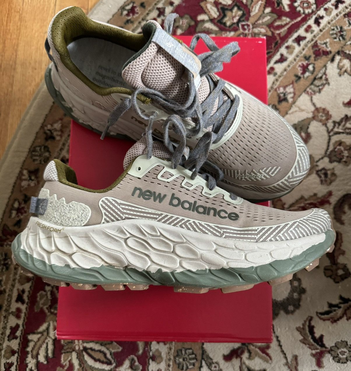 New Balance New Balance Fresh Foam x More Trail V3 “timberwolf” Size US 10.5 / EU 43-44 - 1 Thumbnail