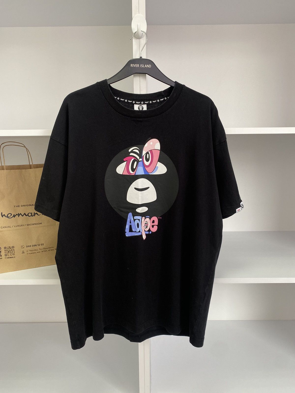 Aape AAPE by A Bathing Ape Eric Inkala Edition T-Shirt Size US XL / EU 56 / 4 - 3 Thumbnail