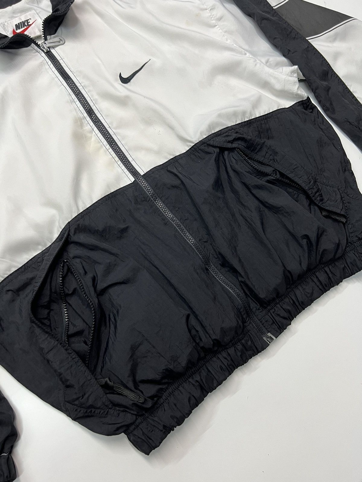 Nike 🔥VINTAGE NIKE SPELLOUT ZIPPER JACKET Size US L / EU 52-54 / 3 - 7 Thumbnail