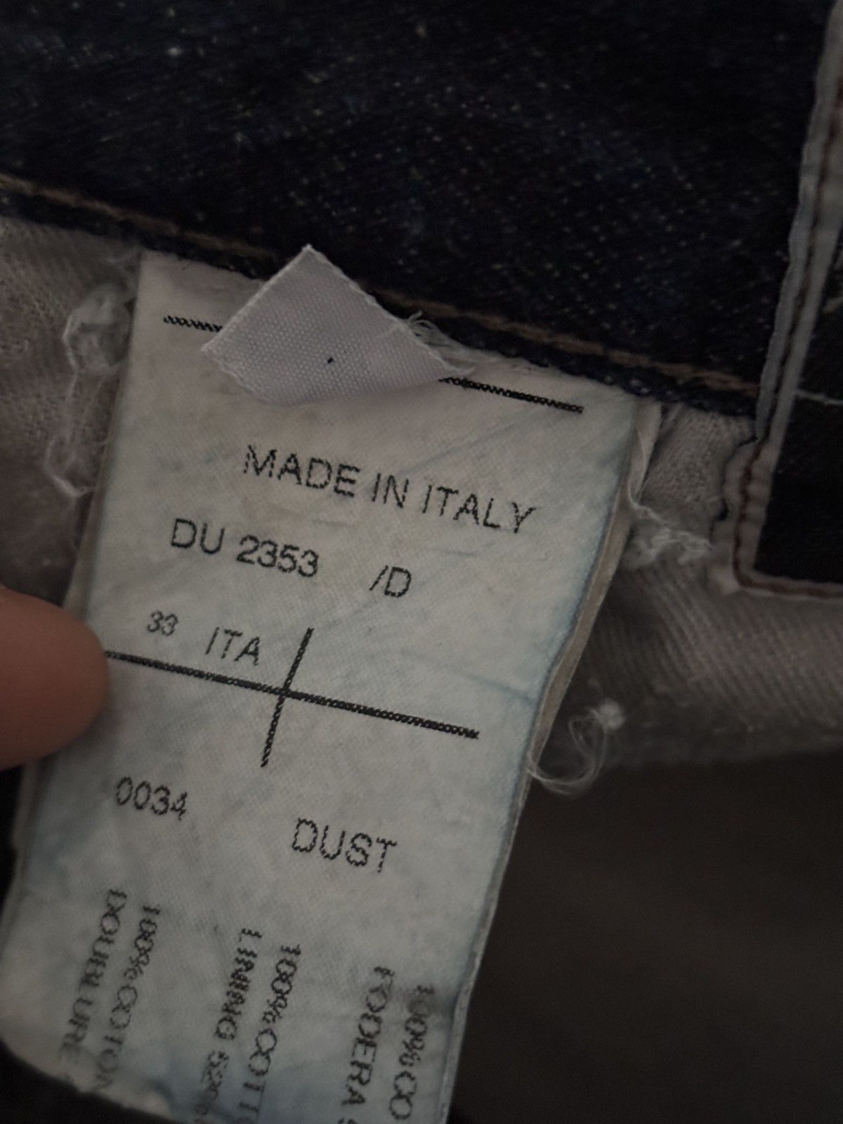 Rick Owens Drkshdw SS09 Rick Owens DRKSHDW Detroit Cut Dust Denim Size US 33 - 10 Thumbnail