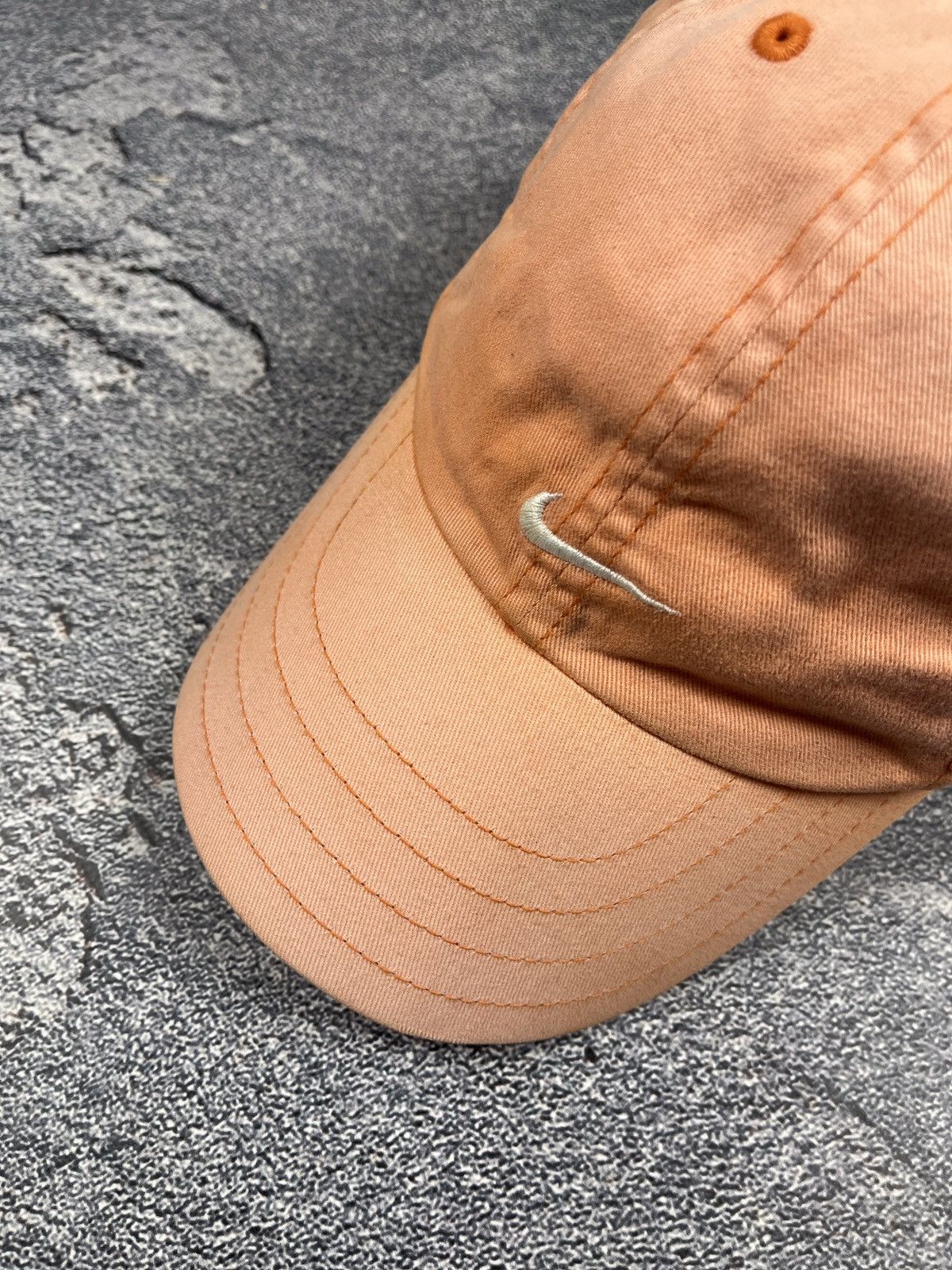 Nike × Vintage Vintage 00’s Nike Just Do It Swoosh Cap y2k drill Size ONE SIZE - 2 Thumbnail