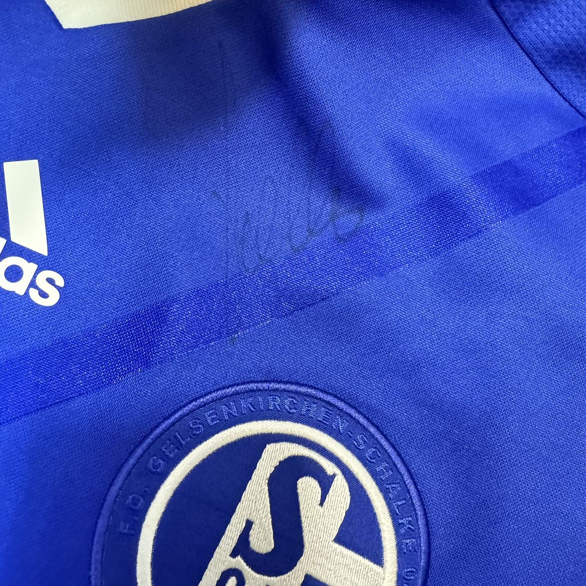 Adidas Schalke 04 13/14 Match issued/worn shirt #3 Kirchhoff Size US M / EU 48-50 / 2 - 8 Thumbnail