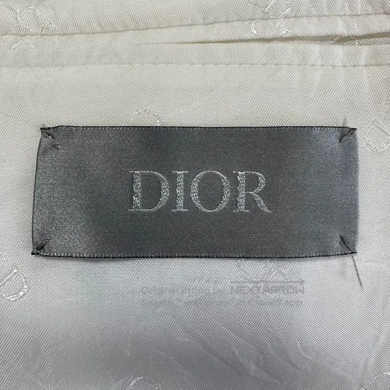 Dior Dior Ivory Asymmetrical Satin Lapel Suit Jacket Size US M / EU 48-50 / 2 - 4 Thumbnail