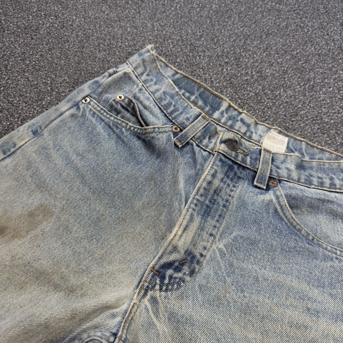 Levi's Vintage Clothing Insane Destroyed ‼️ Flared 1997 Levis 517 Bootcut Washed Size US 30 / EU 46 - 12 Thumbnail
