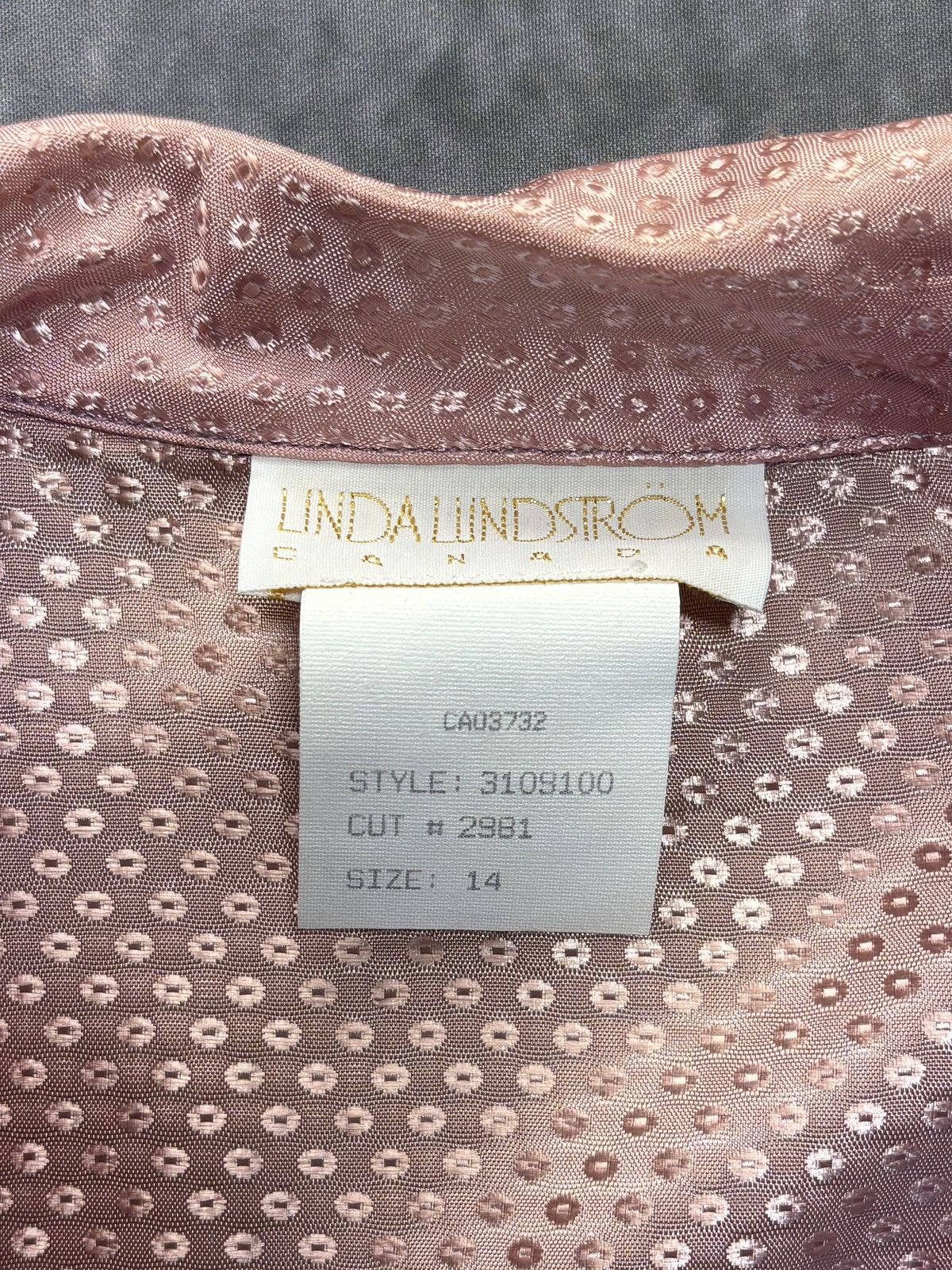 Vintage 1980s Linda Lundstrum Shirt Vintage Ombre Gradient Disco 70s Size US S / EU 44-46 / 1 - 6 Thumbnail