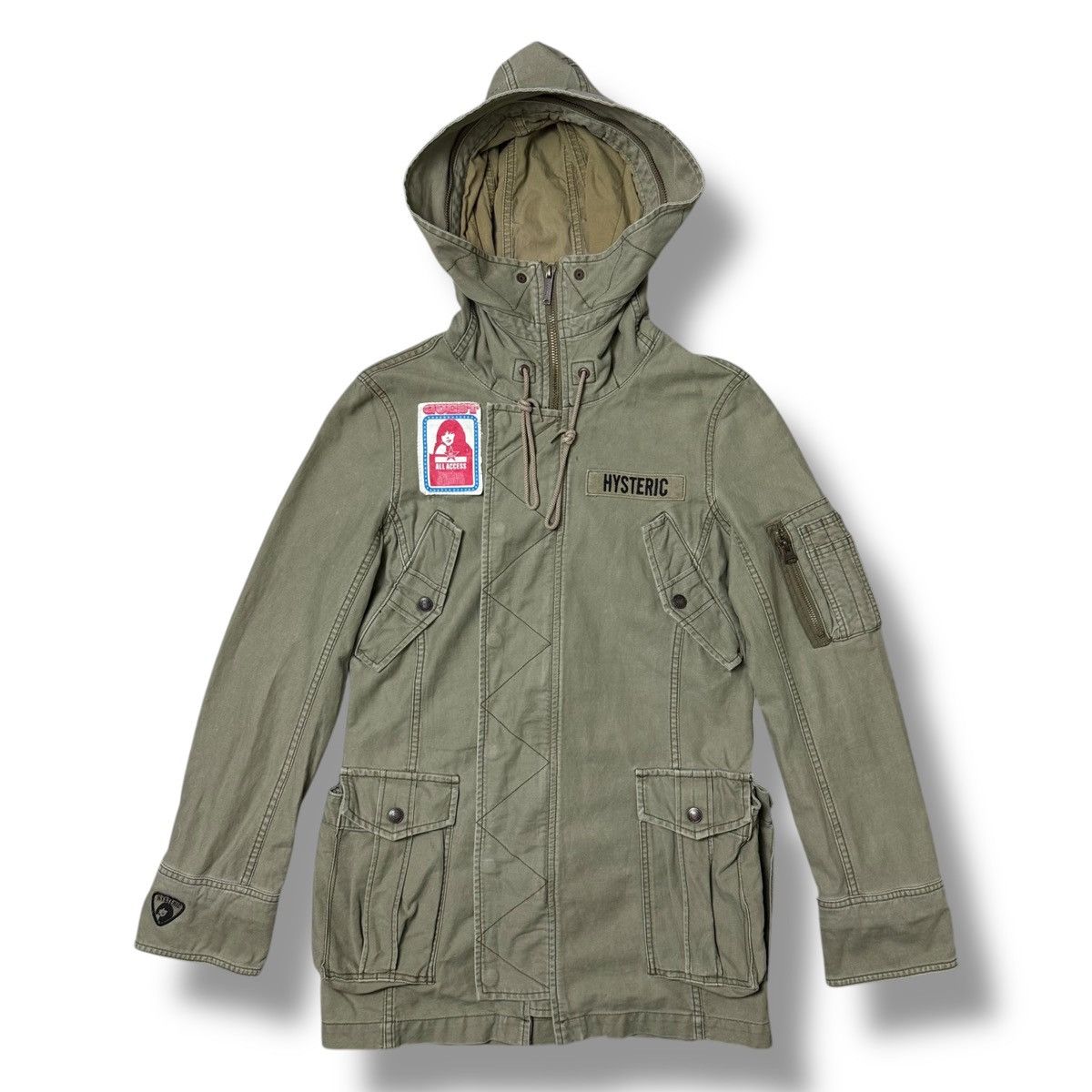 Hysteric Glamour Hysteric Glamour Multi Pocket Tactical Zipper Parka Jacket Size US M / EU 48-50 / 2 - 2 Thumbnail