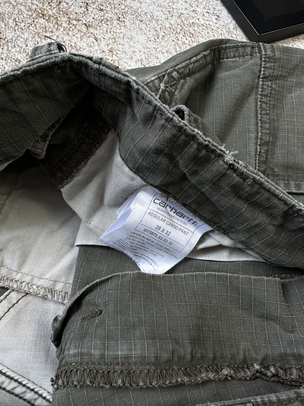 Carhartt × Vintage Vintage cargo pants carhartt boxy fit Size US 34 / EU 50 - 7 Thumbnail