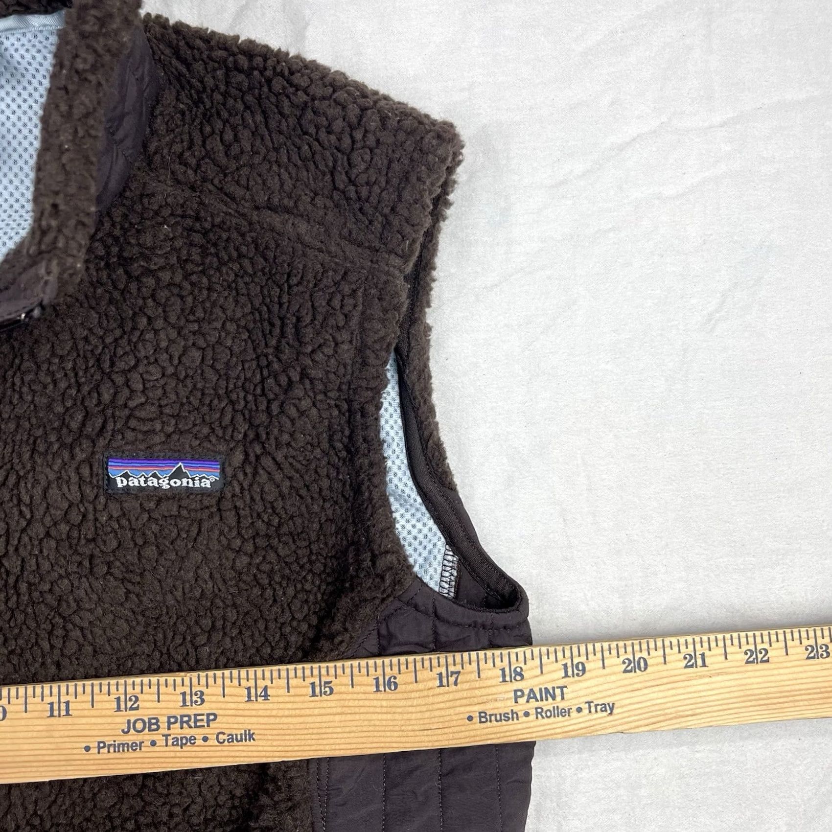 Patagonia Patagonia Vest Womens Medium Brown Retro-X Fleece Synchilla Deep Pile Sherpa Zip Full Zip Vintage No Size M / US 6-8 / IT 42-44 - 7 Thumbnail