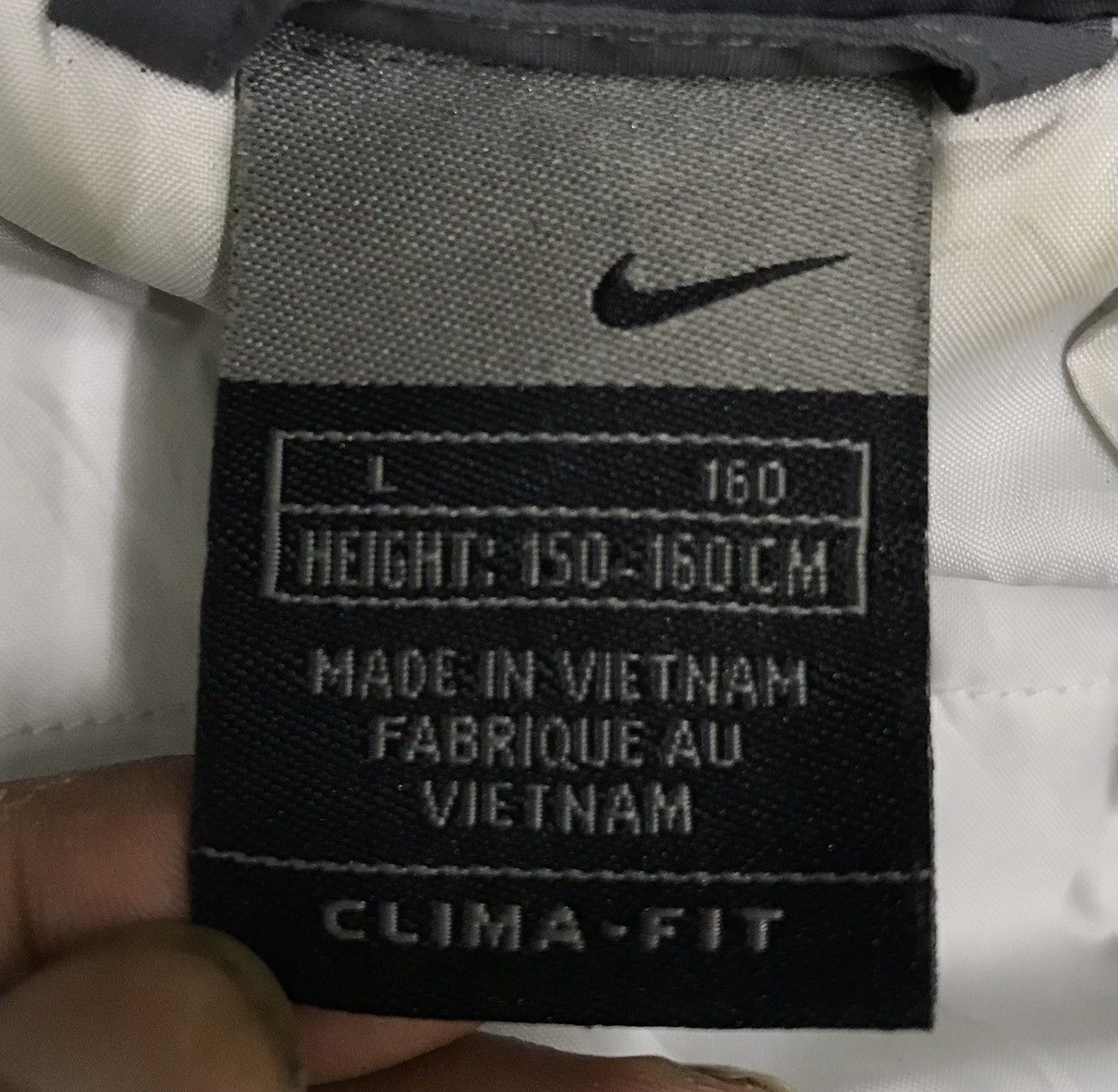 Nike × Vintage Vintage Nike Clima Fit Jacket Hoodie Size US L / EU 52-54 / 3 - 12 Thumbnail