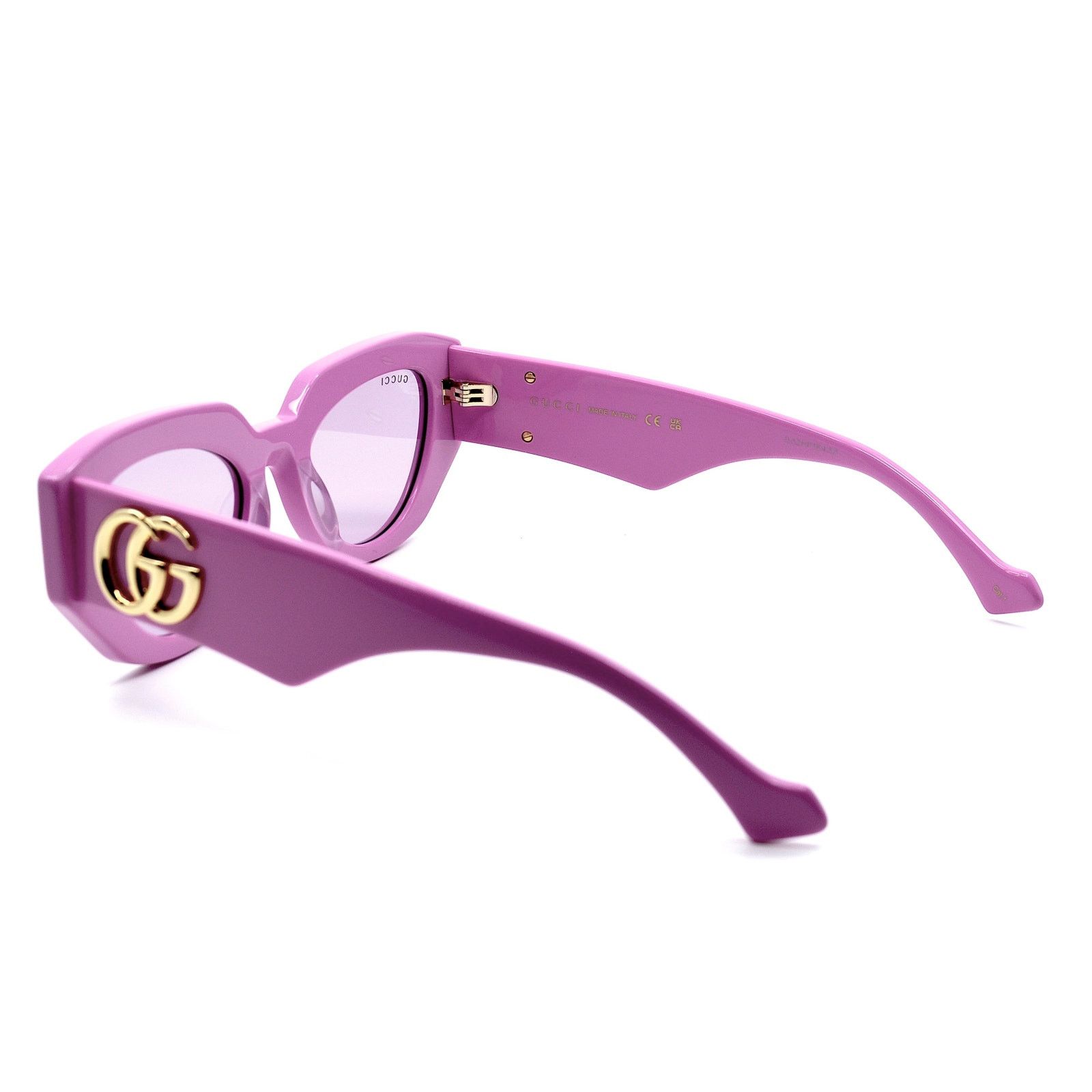 Gucci GUCCI GG1421S 004 PINK LIGHT VIOLET AUTHENTIC SUNGLASSES Size ONE SIZE - 6 Thumbnail