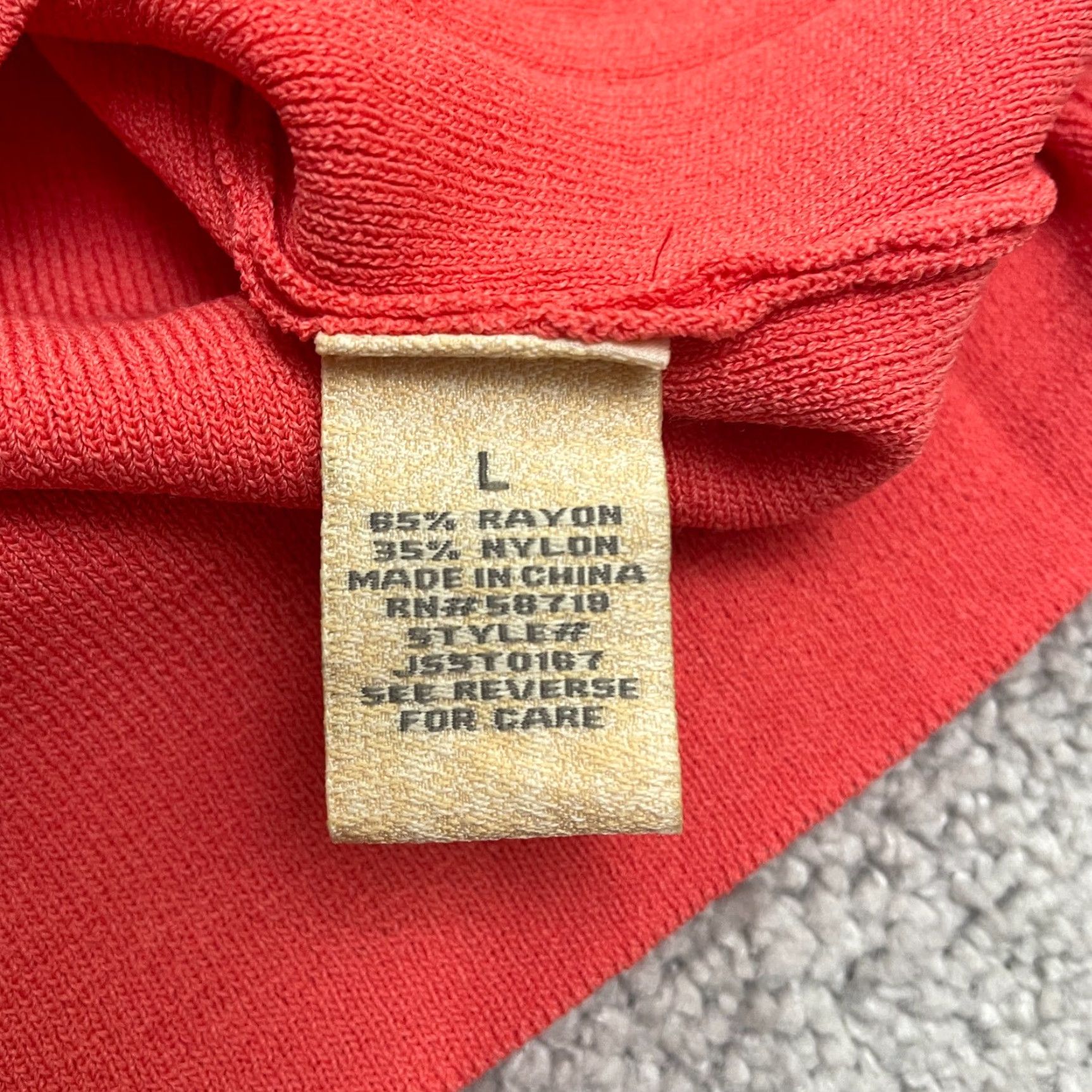 Vintage Choices Basic Tank Top Womens L Orange Sleeveless Scoop Neck Casual Knit Vest No Brand Logo 90s Designer Style Ladies Size L / US 10 / IT 46 - 7 Thumbnail
