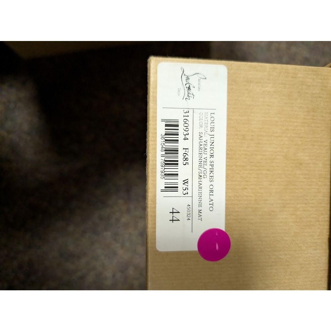 Christian Louboutin o1rshd1 Louis Junior Spikes Orlato Sneakers in Brown Size US 11 / EU 44 - 23 Thumbnail