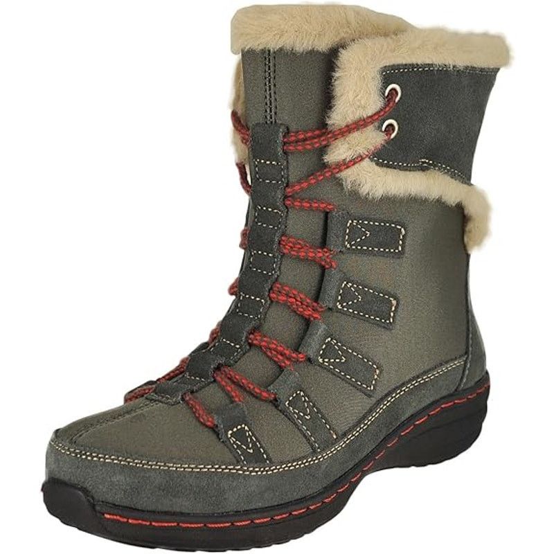 Aetrex Aetrex Fiona Berries Short Lace-Up Boot Greyberry Size 7.5-8 Size US 7.5 / IT 37.5 - 1 Thumbnail