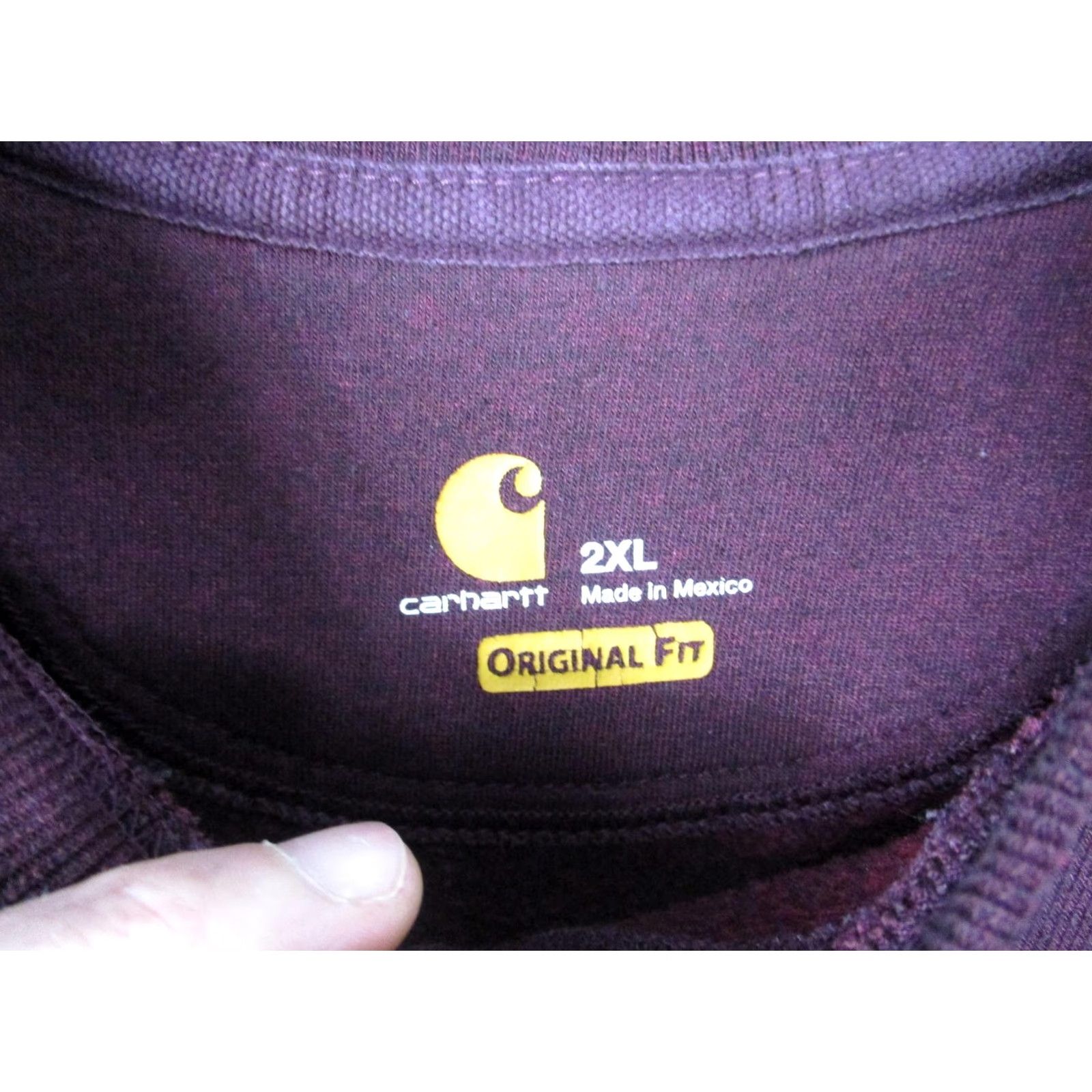 Carhartt Carhartt Sweatshirt Mens 2XL Red Fleece Pullover Crewneck Logo Graphic Tagless Size US XXL / EU 58 / 5 - 5 Thumbnail