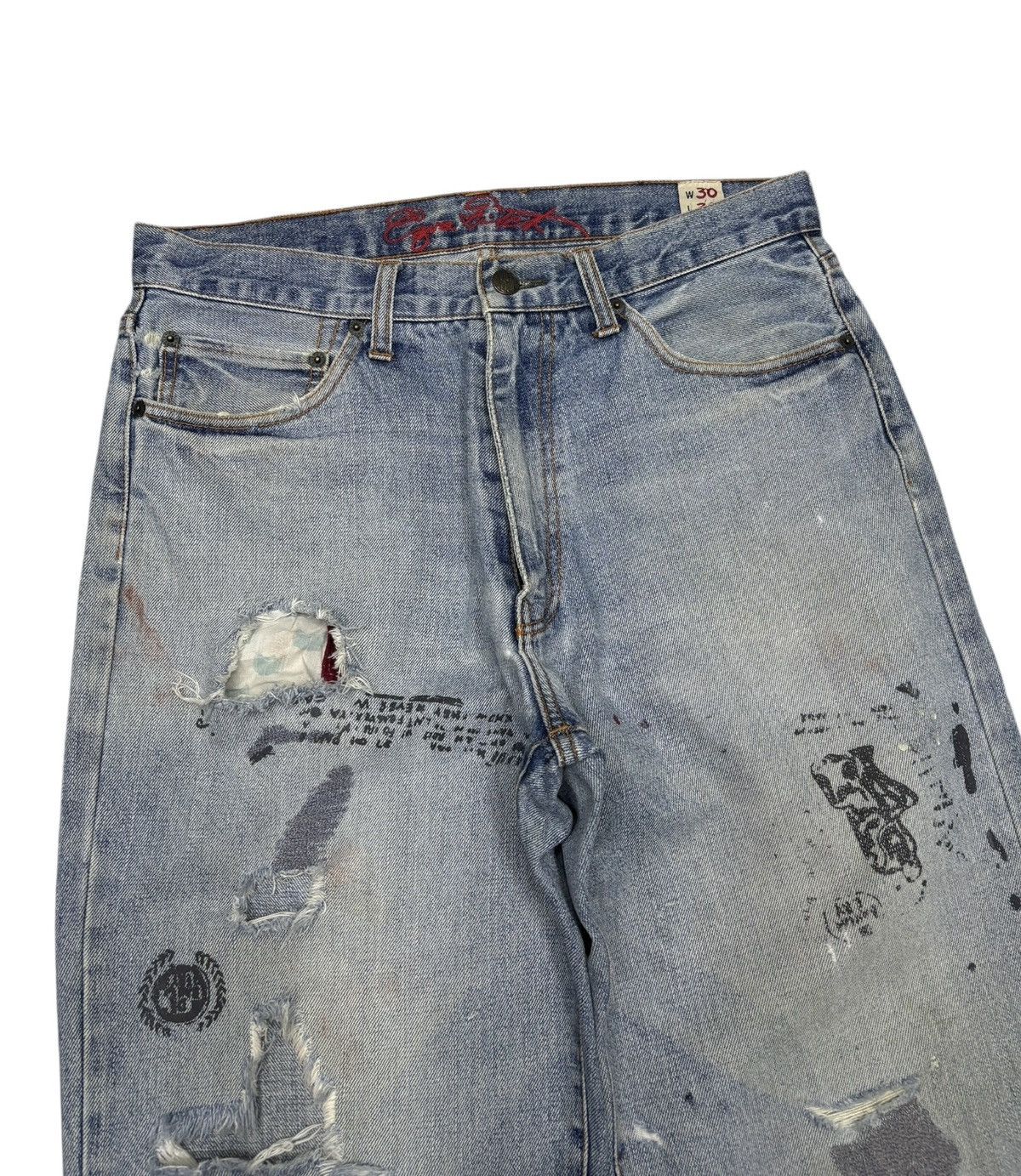 Kapital RARE‼️BAGGY JEANS BOOTCUT EZRA FITCH DENIM LGB STYLE Size US 31 - 6 Thumbnail