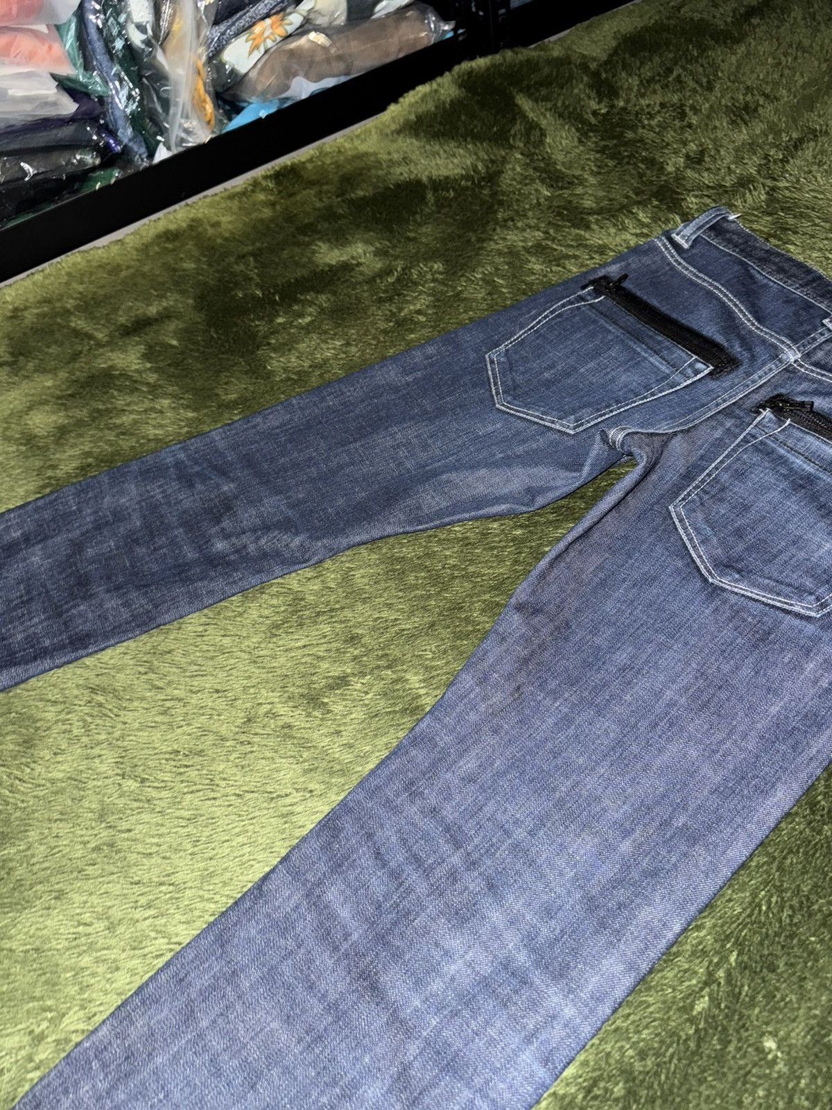 Beams Japan [M] BEAMS JAPAN Zip Pocket Detail Denim Pants Indigo Size US 32 / EU 48 - 12 Thumbnail