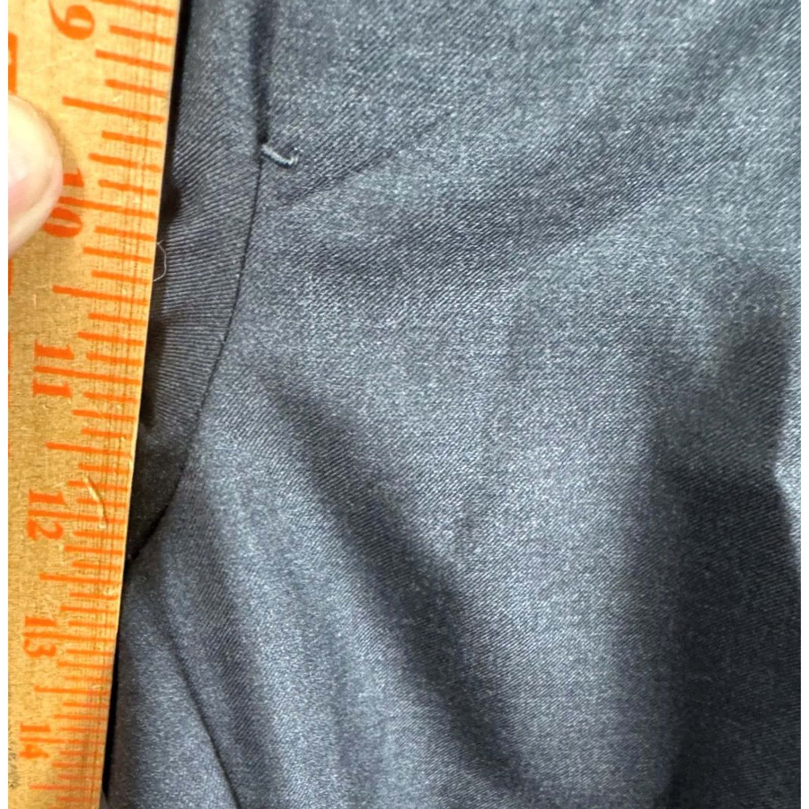 Brooks Brothers Brooks Brothers Golden Fleece Dress Pants Hand Tailored Men Wool Black Cuff 35x32 Size US 35 - 7 Thumbnail