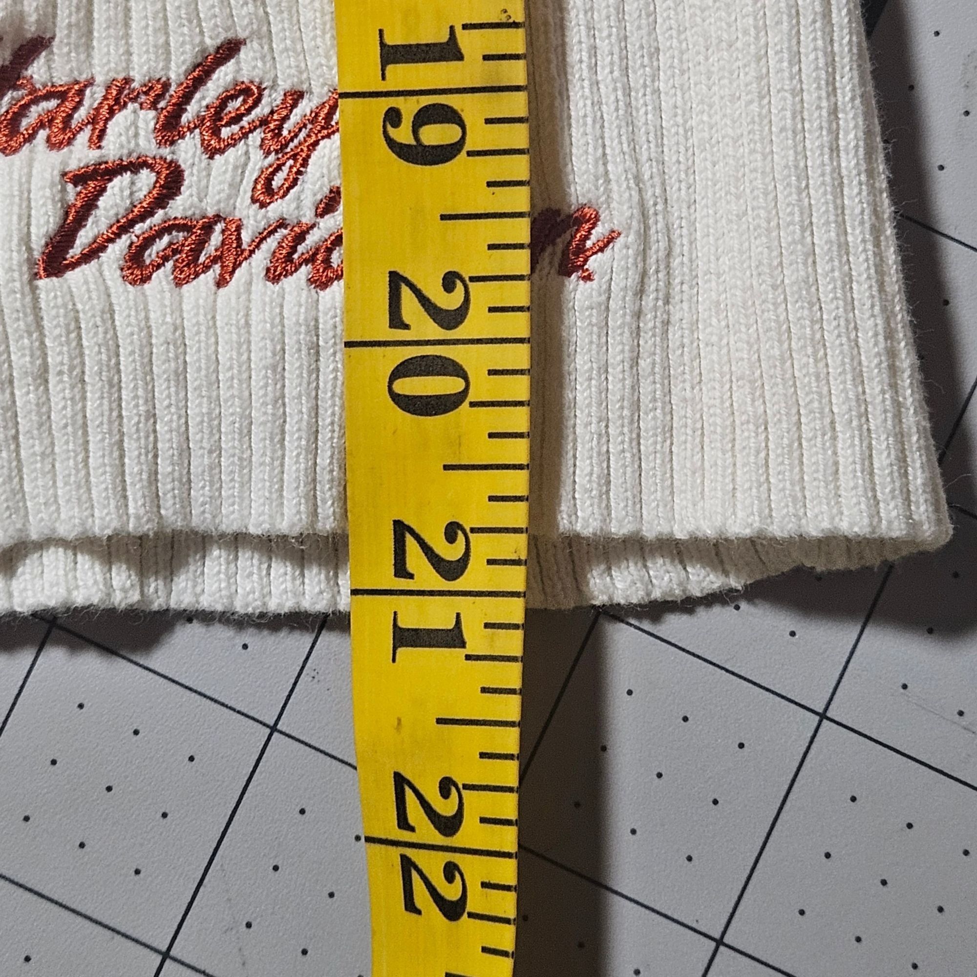 Harley Davidson VTG Harley-Davidson Women White Turtleneck Sweater S Y2K Str Size S / US 4 / IT 40 - 12 Thumbnail