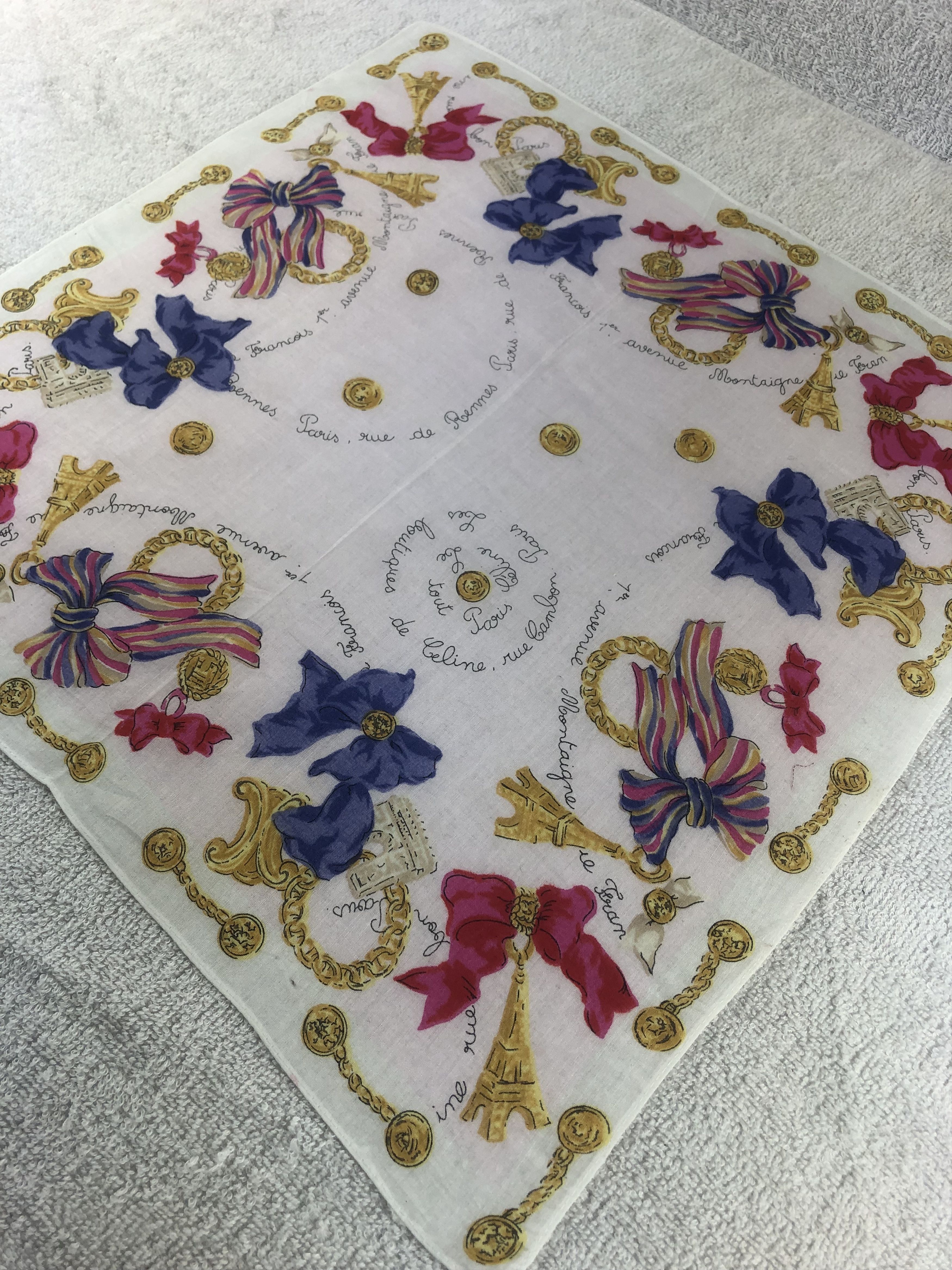 Celine Celine Handkerchief / Bandana / Neckerchief Size ONE SIZE - 4 Thumbnail