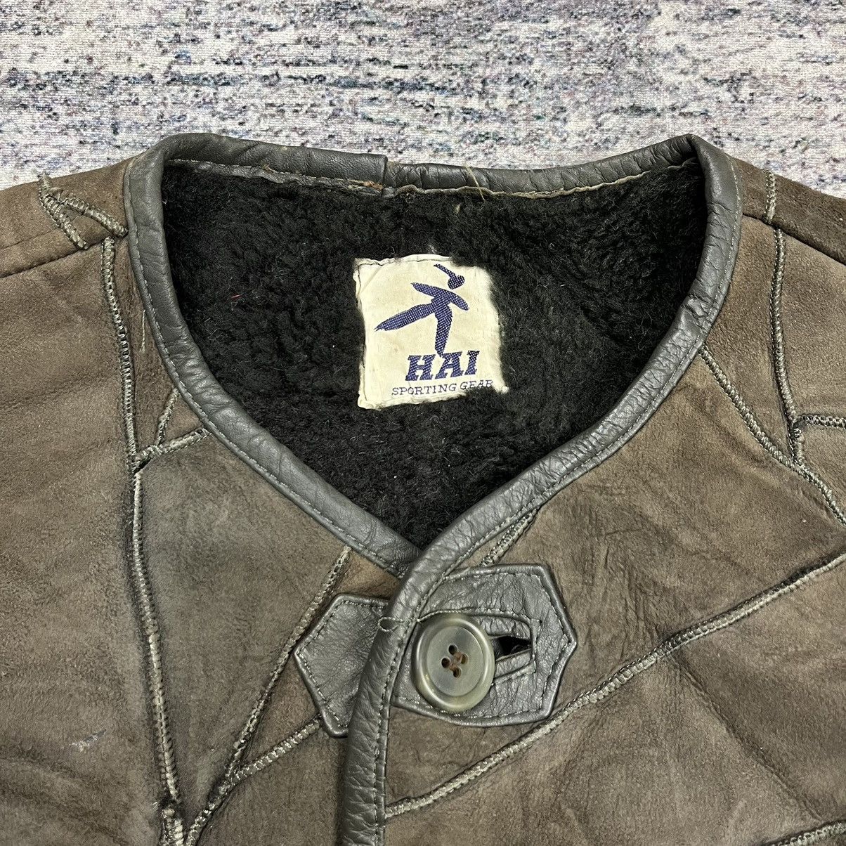 Hai Sporting Gear Vintage 90s Hai Sporting Gear patchwork leather jacket Size US M / EU 48-50 / 2 - 6 Thumbnail