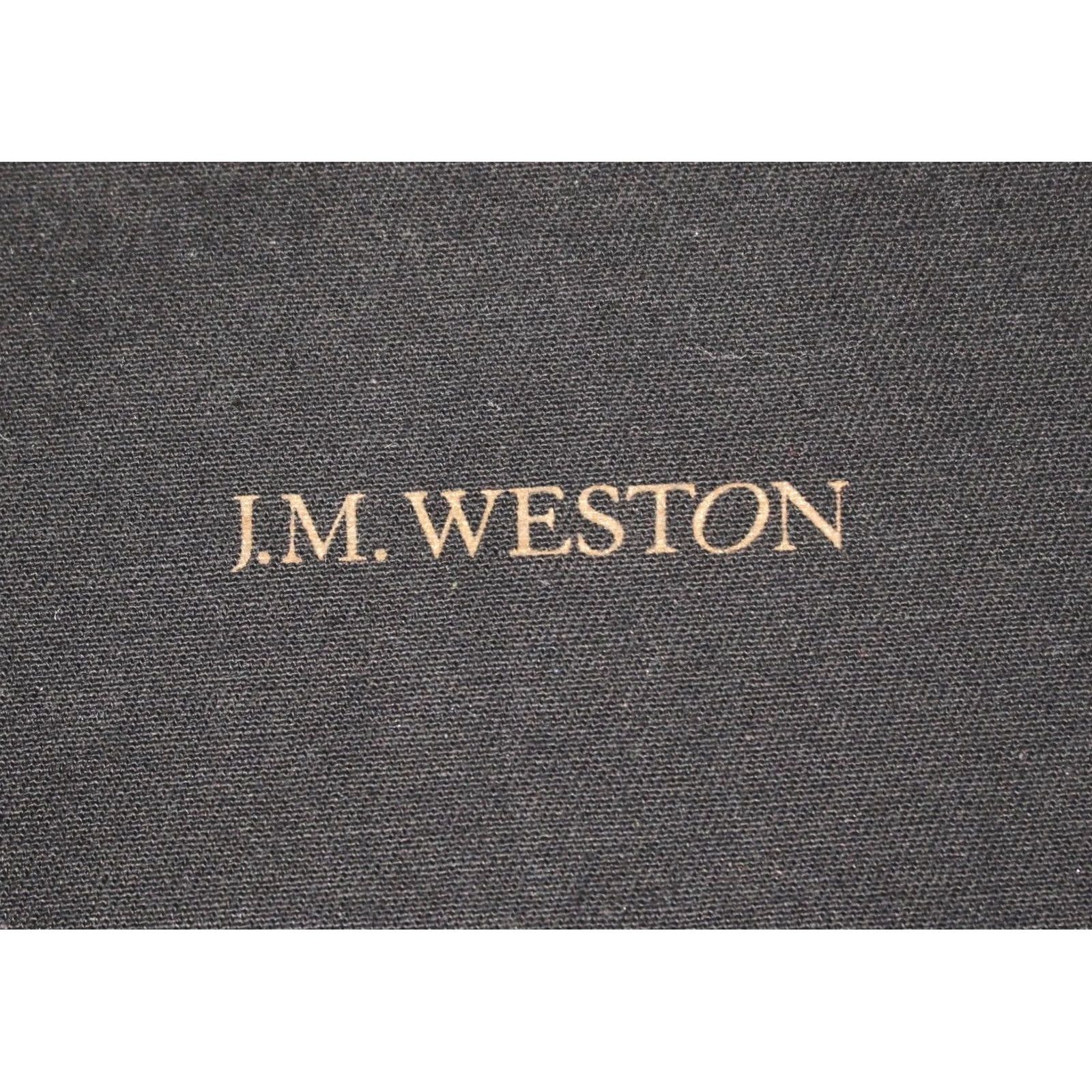 J.M. Weston Shoe Dust Bag Pair Set Cotton Cloth Drawstring Closure Black Jm, Men's — image 2 of 4